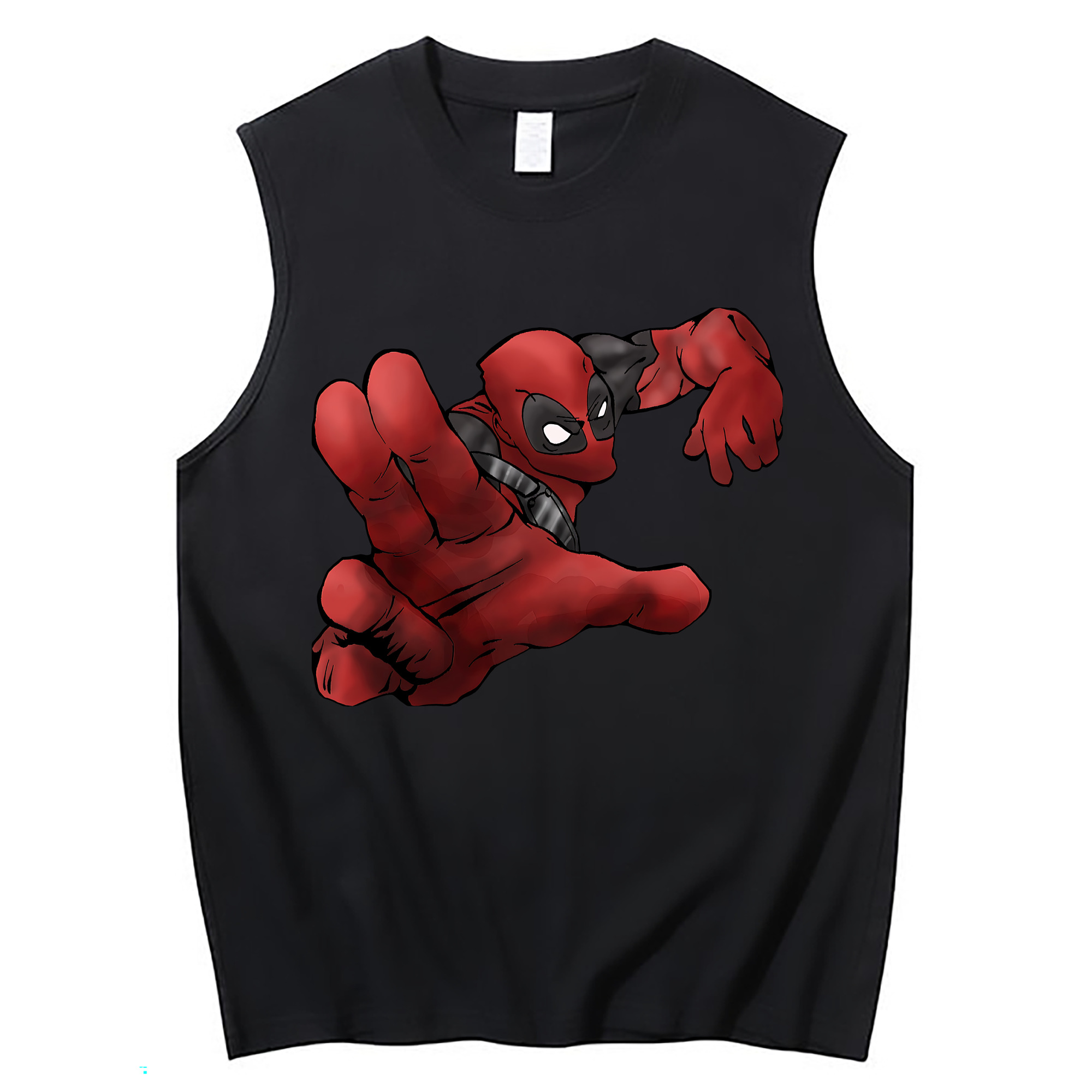 （画像用） Deadpool デッドプール コットン100％タンクトップ（フロントプリント）