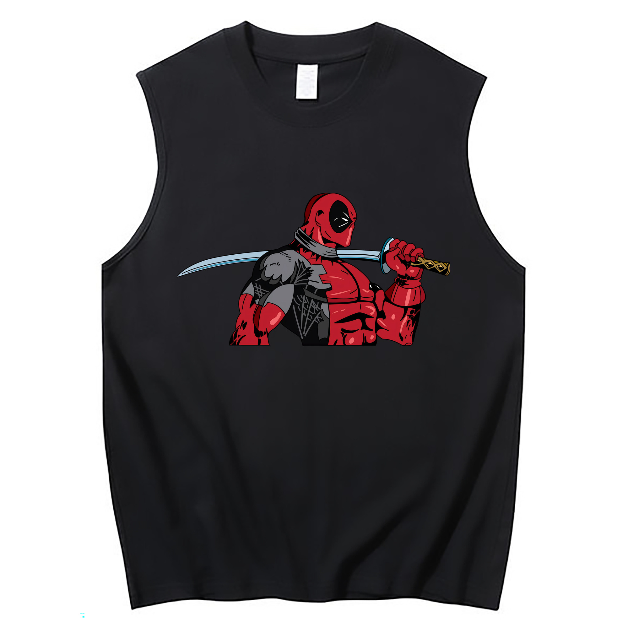 （画像用） Deadpool デッドプール コットン100％タンクトップ（フロントプリント）