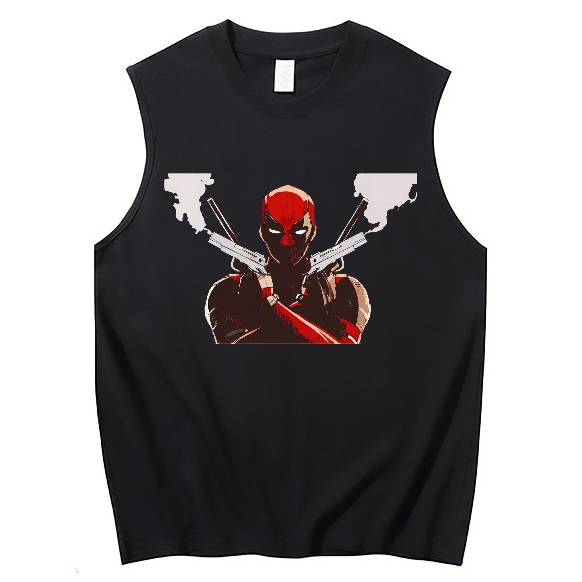 （画像用） Deadpool デッドプール コットン100％タンクトップ（フロントプリント）