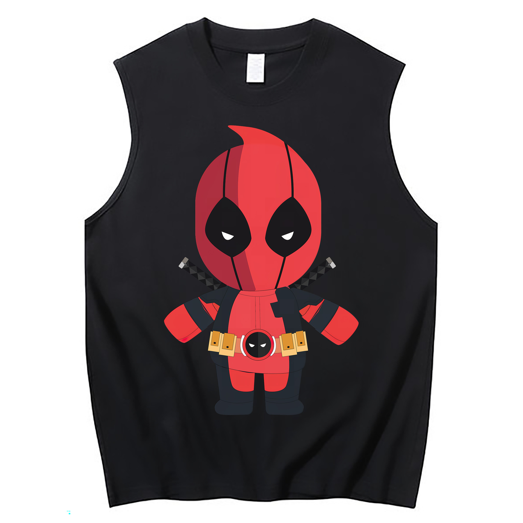 （画像用） Deadpool デッドプール コットン100％タンクトップ（フロントプリント）