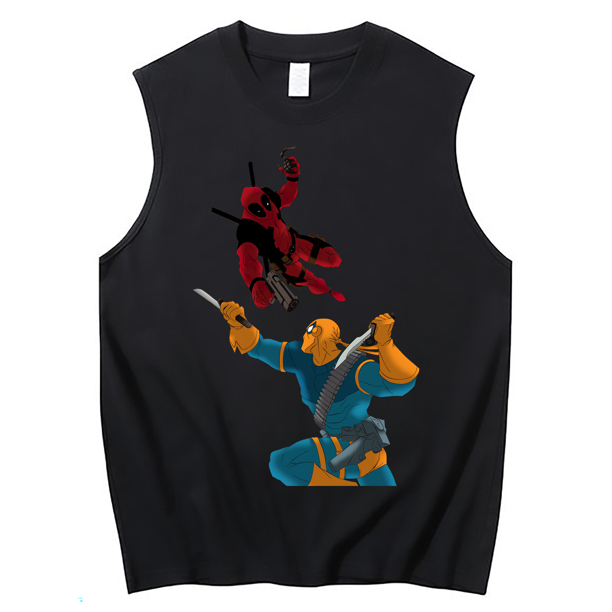 （画像用） Deadpool デッドプール コットン100％タンクトップ（フロントプリント）