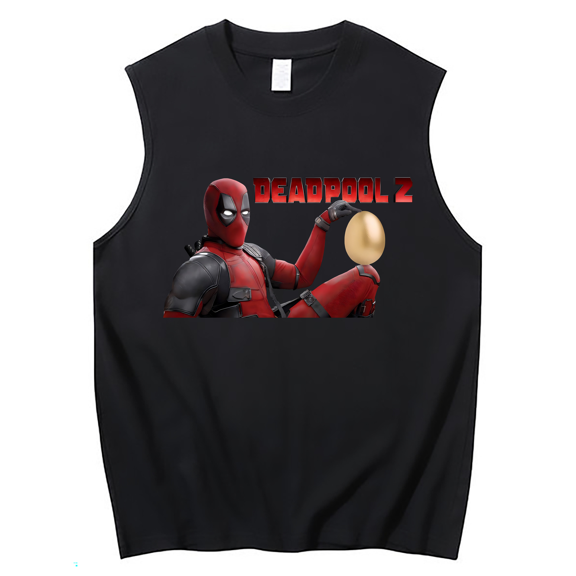（画像用） Deadpool デッドプール コットン100％タンクトップ（フロントプリント）