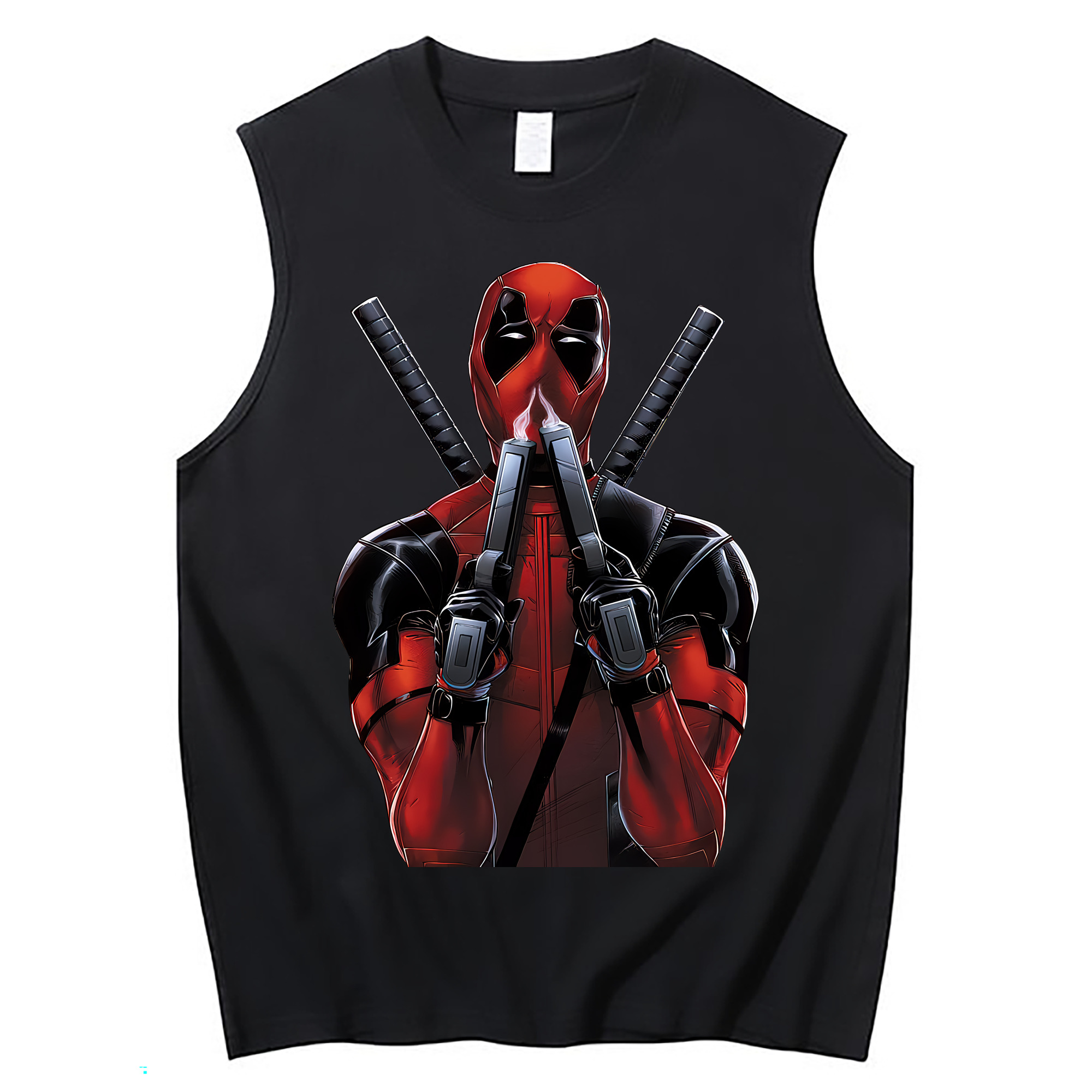 （画像用） Deadpool デッドプール コットン100％タンクトップ（フロントプリント）