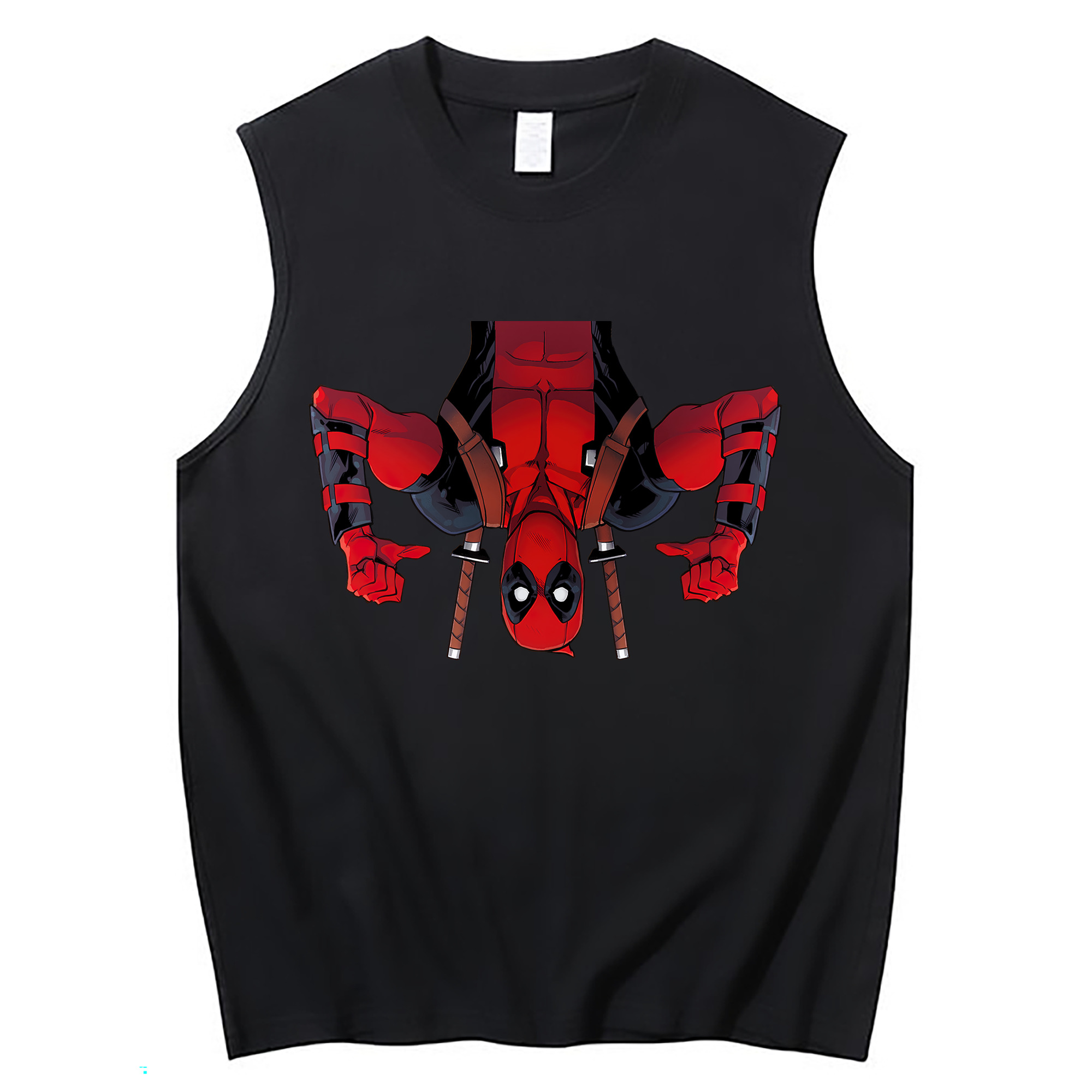 （画像用） Deadpool デッドプール コットン100％タンクトップ（フロントプリント）