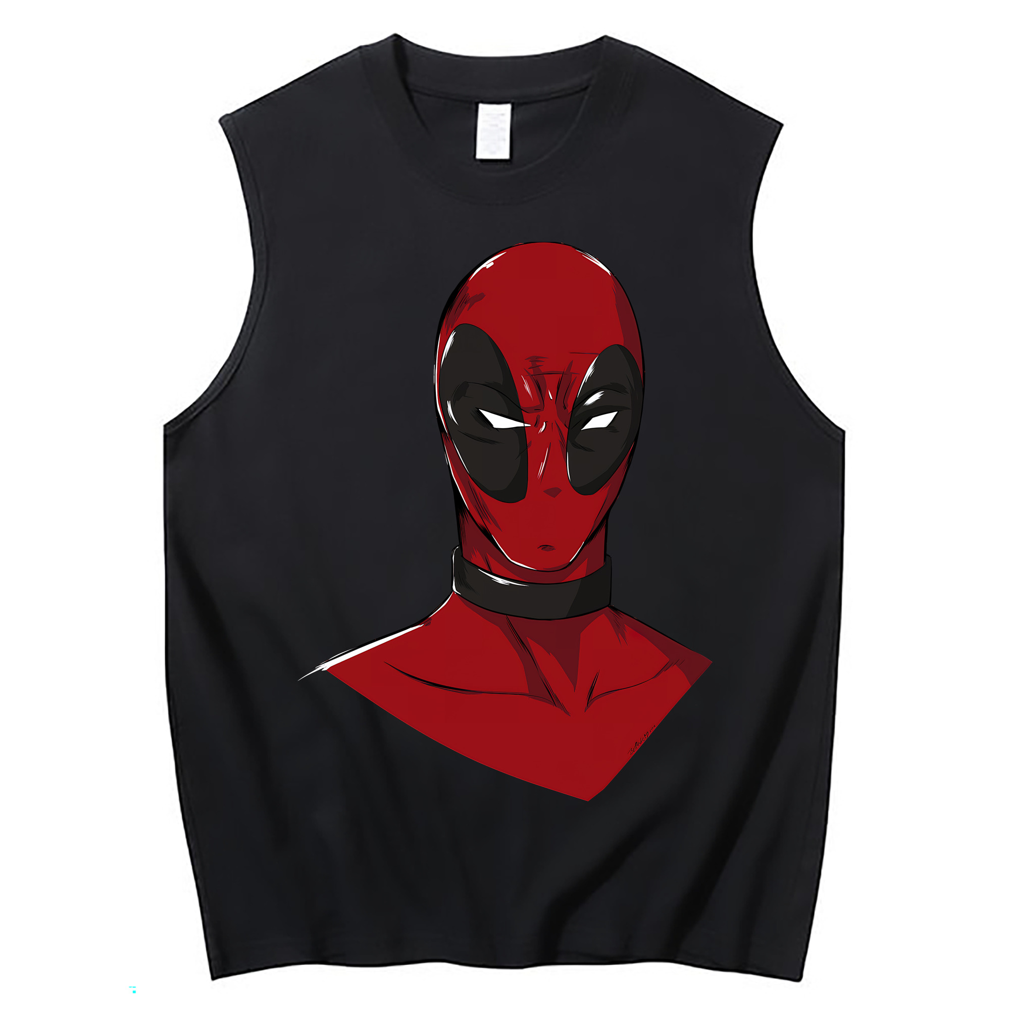 （画像用） Deadpool デッドプール コットン100％タンクトップ（フロントプリント）