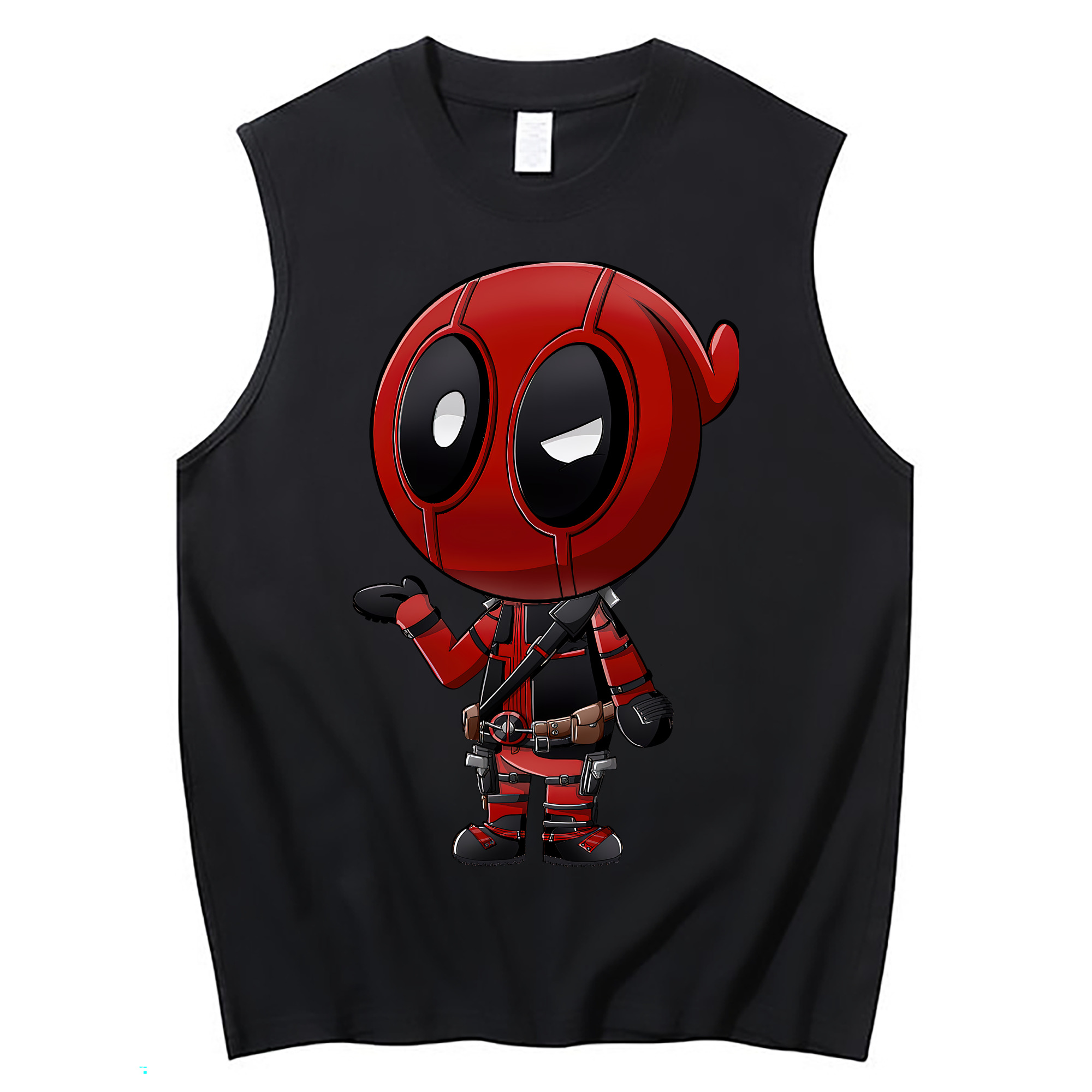 （画像用） Deadpool デッドプール コットン100％タンクトップ（フロントプリント）