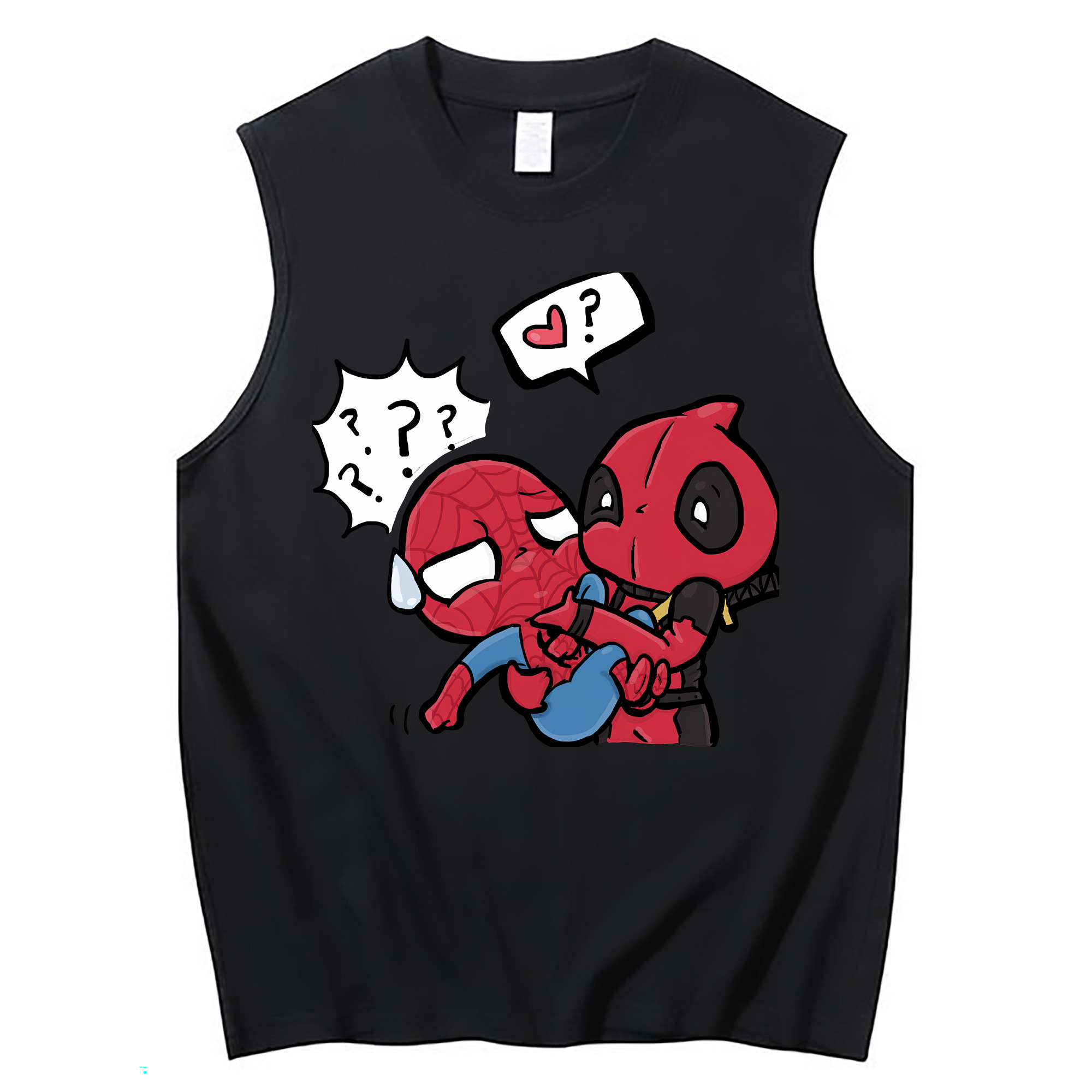 （画像用） Deadpool デッドプール コットン100％タンクトップ（フロントプリント）