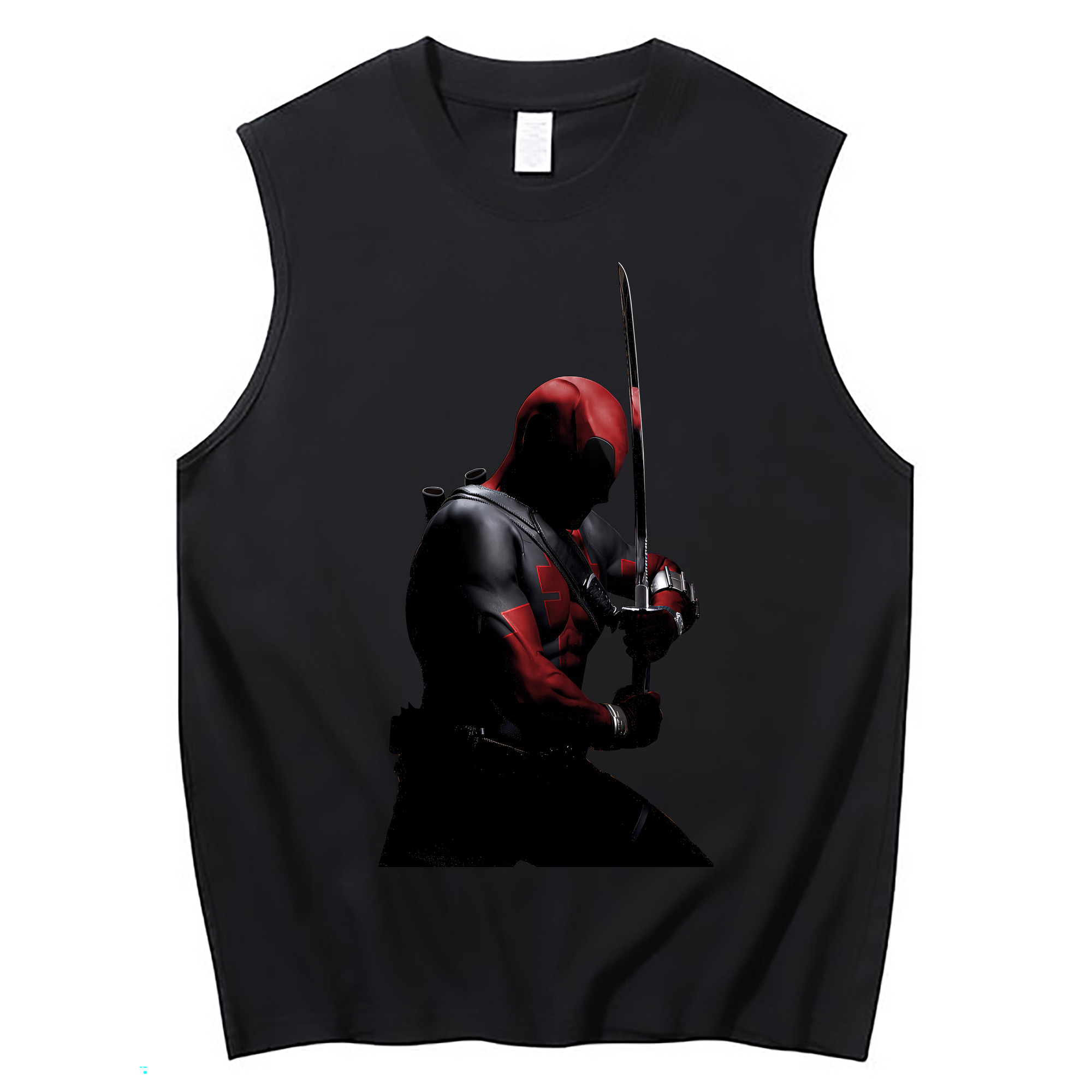 （画像用） Deadpool デッドプール コットン100％タンクトップ（フロントプリント）