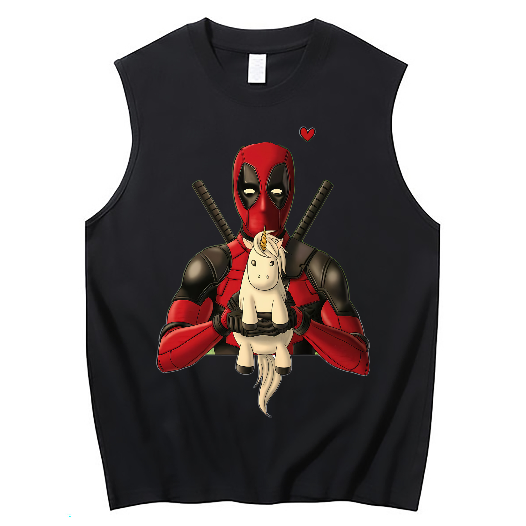 （画像用） Deadpool デッドプール コットン100％タンクトップ（フロントプリント）