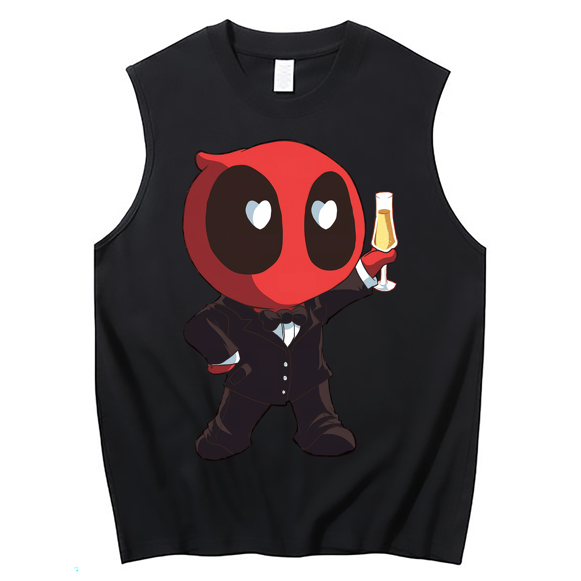 （画像用） Deadpool デッドプール コットン100％タンクトップ（フロントプリント）