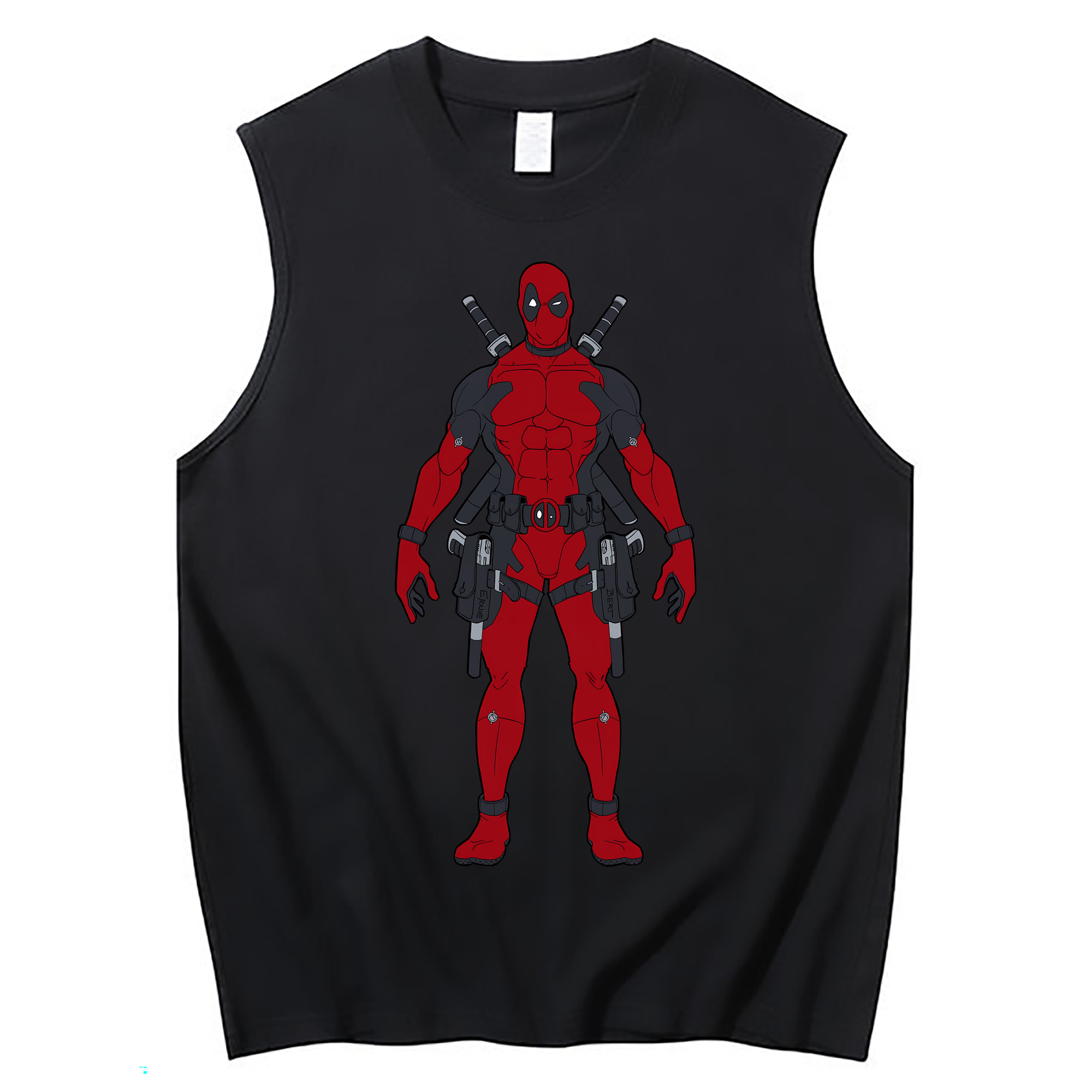 （画像用） Deadpool デッドプール コットン100％タンクトップ（フロントプリント）
