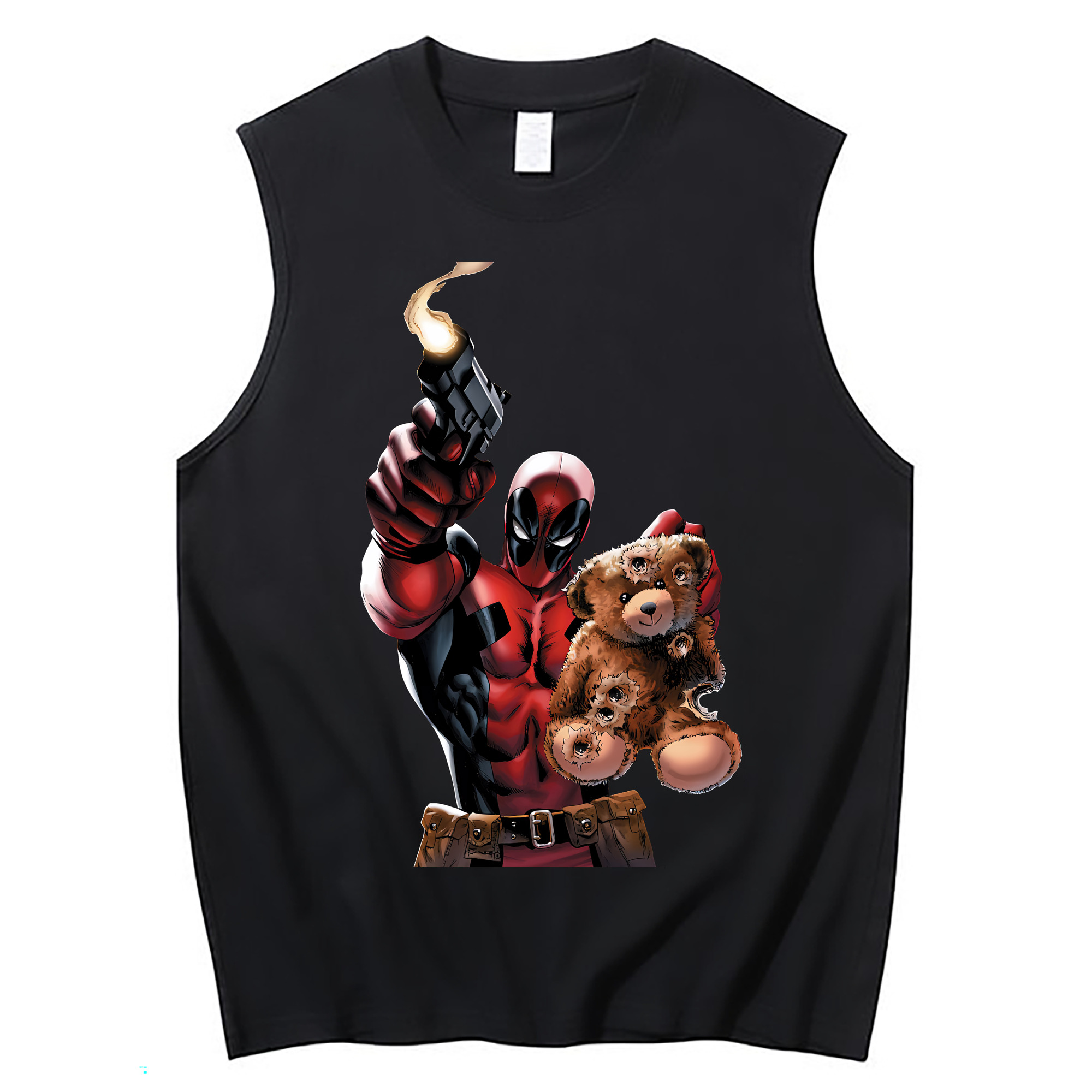 （画像用） Deadpool デッドプール コットン100％タンクトップ（フロントプリント）
