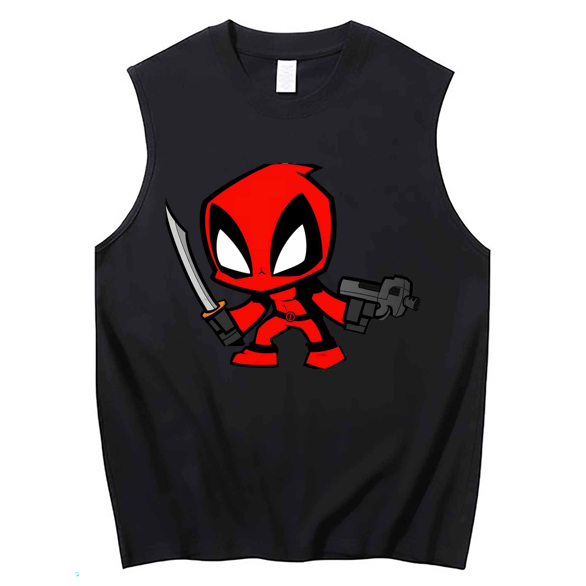 （画像用） Deadpool デッドプール コットン100％タンクトップ（フロントプリント）