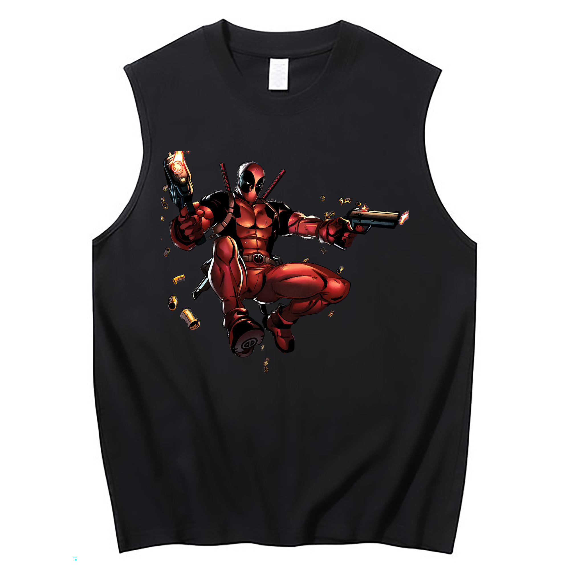 （画像用） Deadpool デッドプール コットン100％タンクトップ（フロントプリント）