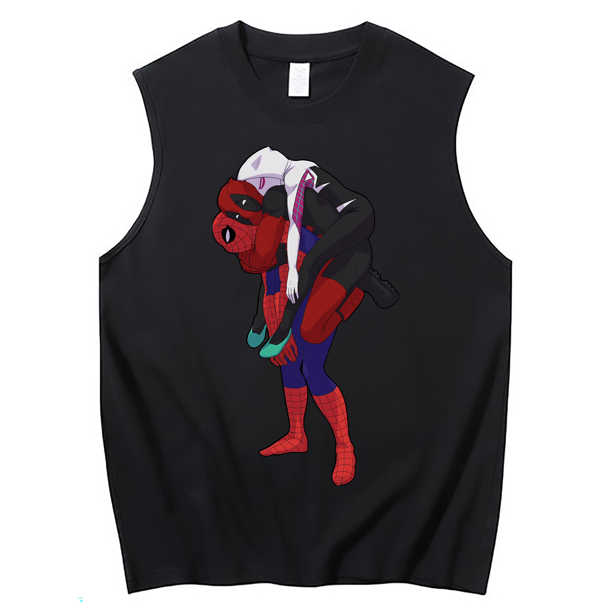 （画像用） Deadpool デッドプール コットン100％タンクトップ（フロントプリント）