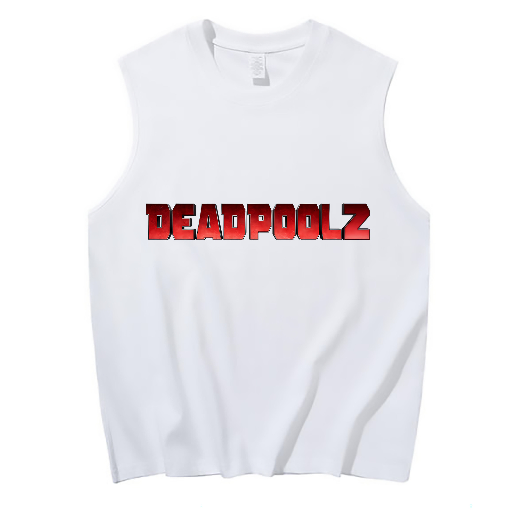 （画像用） Deadpool デッドプール コットン100％タンクトップ（フロントプリント）