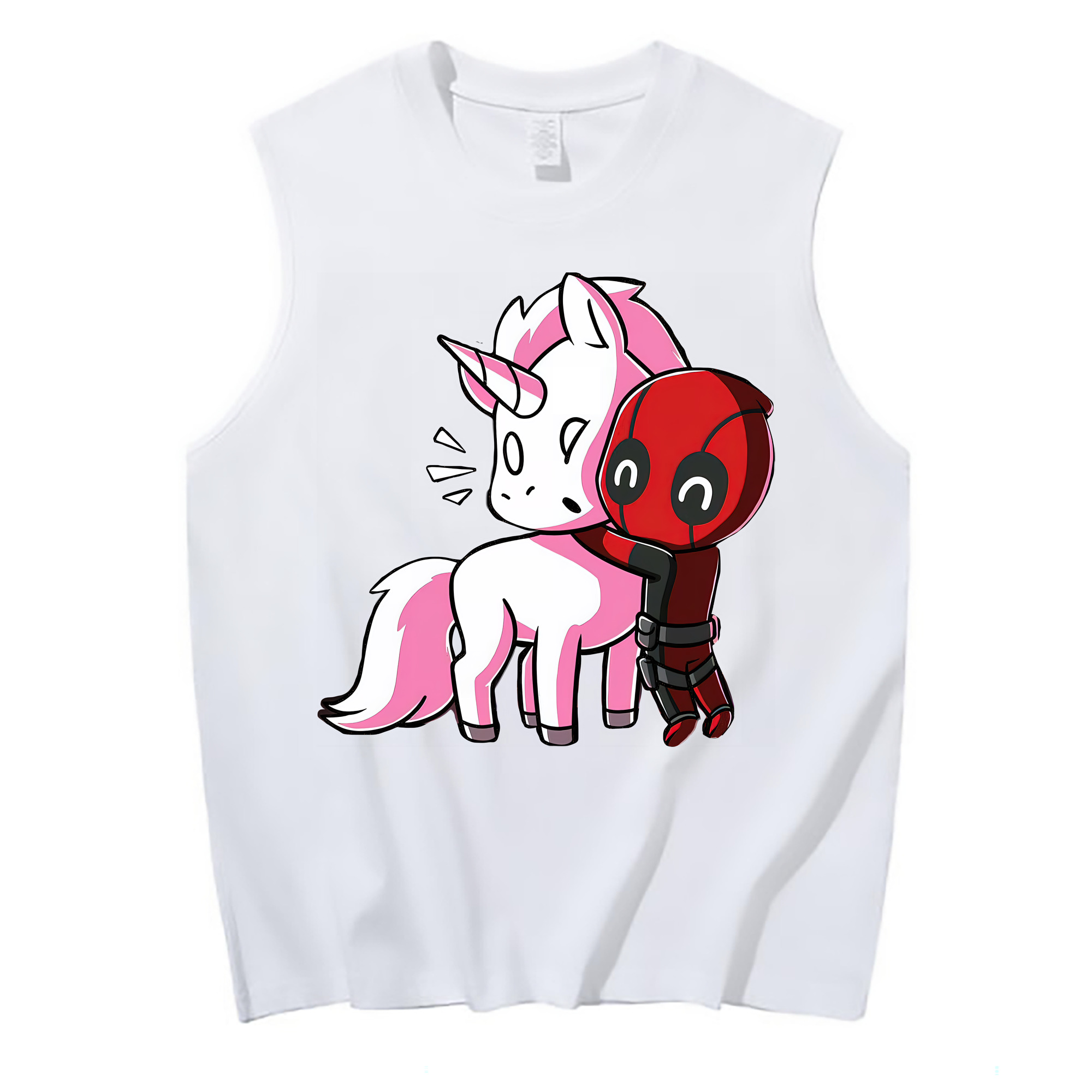 （画像用） Deadpool デッドプール コットン100％タンクトップ（フロントプリント）