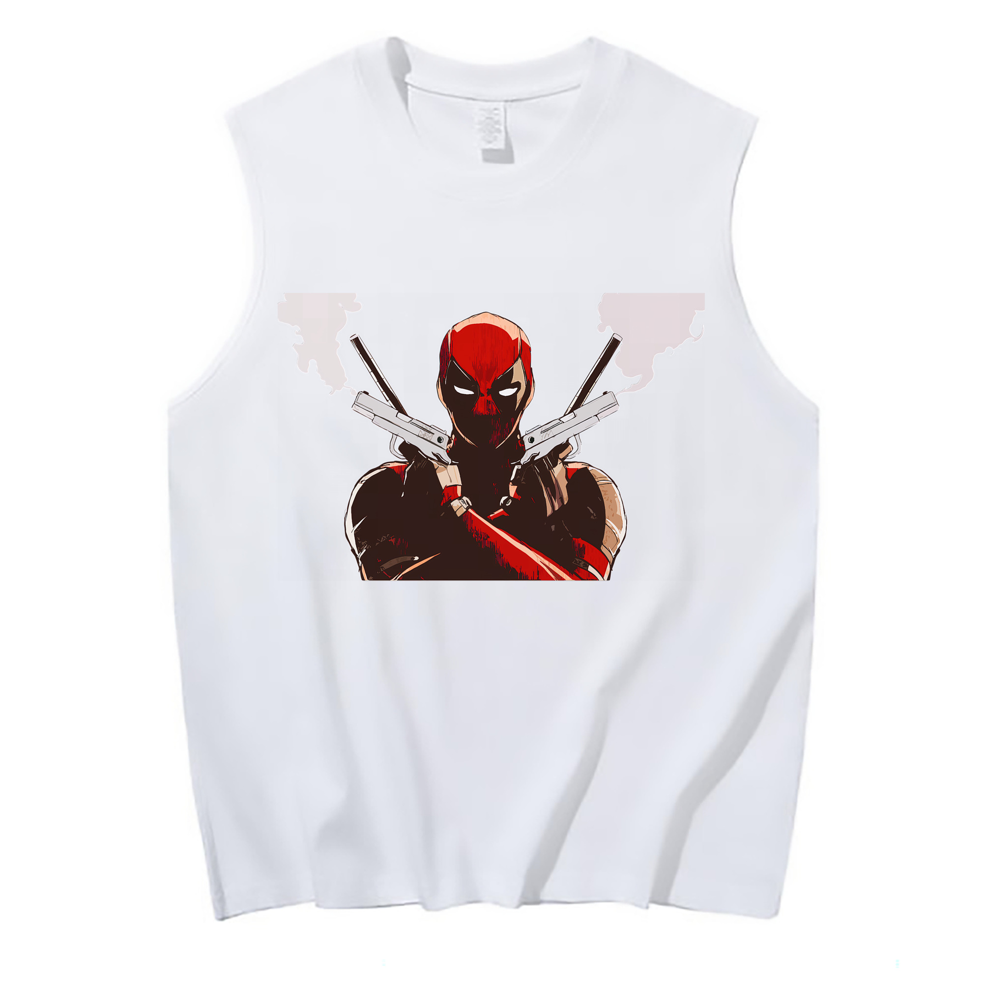 （画像用） Deadpool デッドプール コットン100％タンクトップ（フロントプリント）