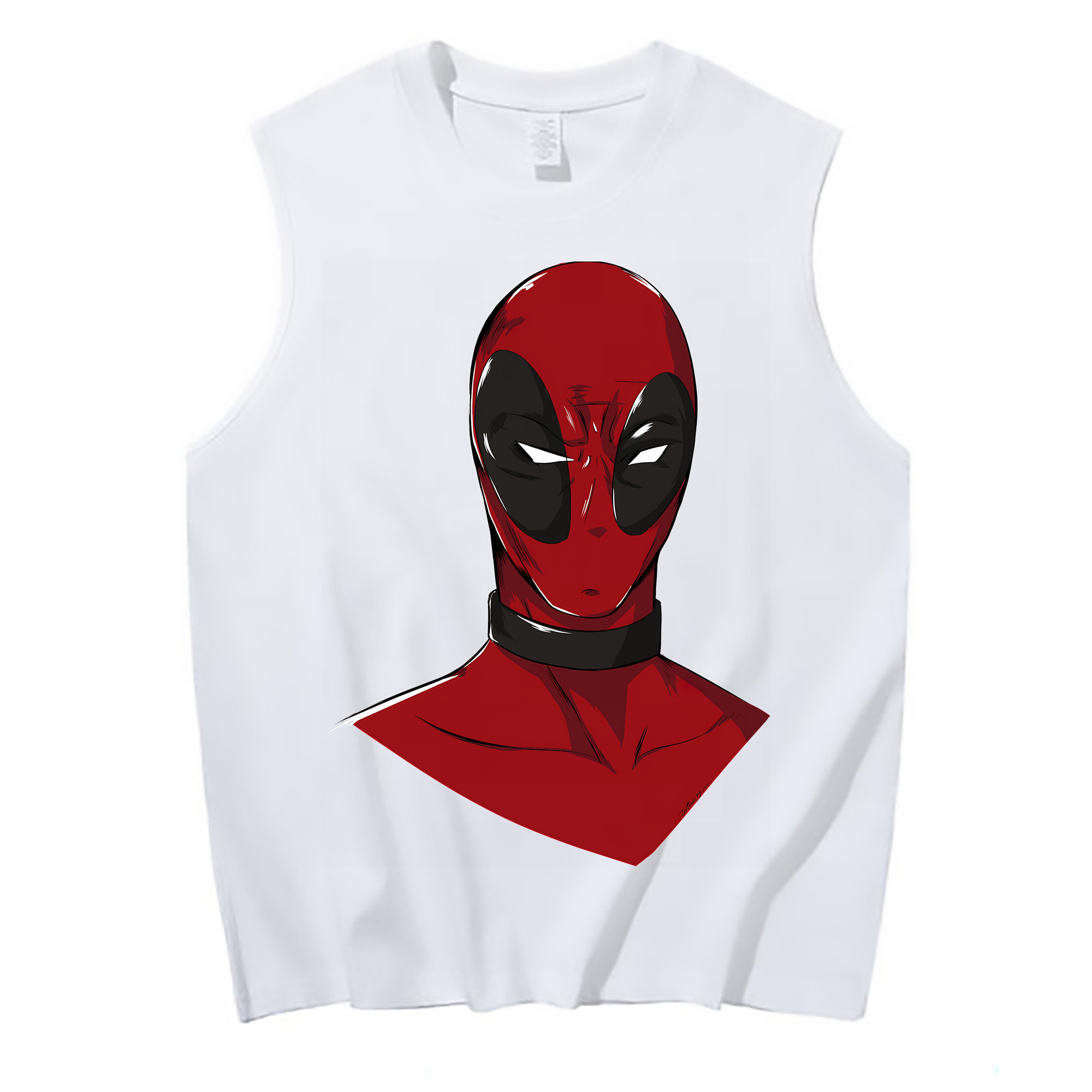 （画像用） Deadpool デッドプール コットン100％タンクトップ（フロントプリント）