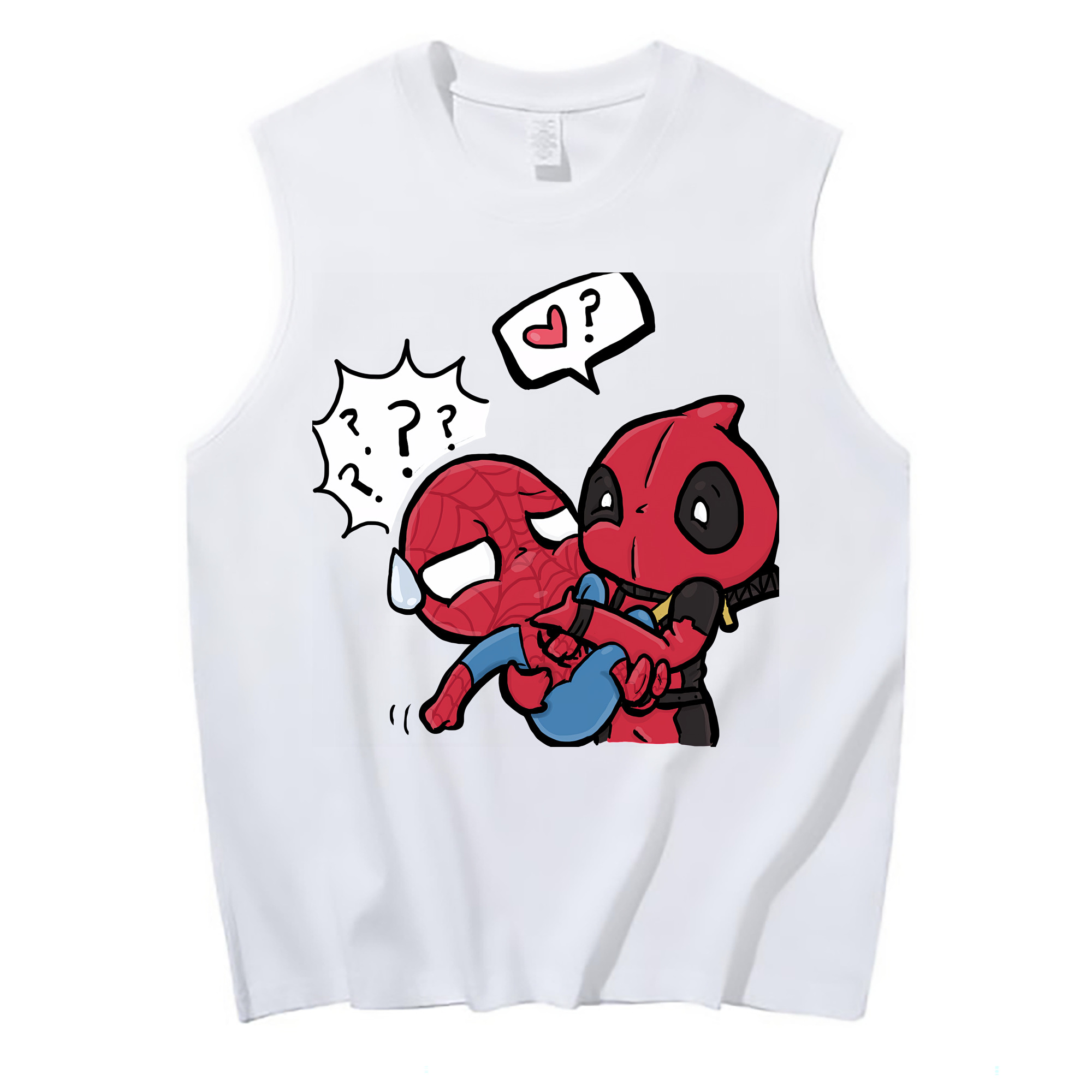 （画像用） Deadpool デッドプール コットン100％タンクトップ（フロントプリント）