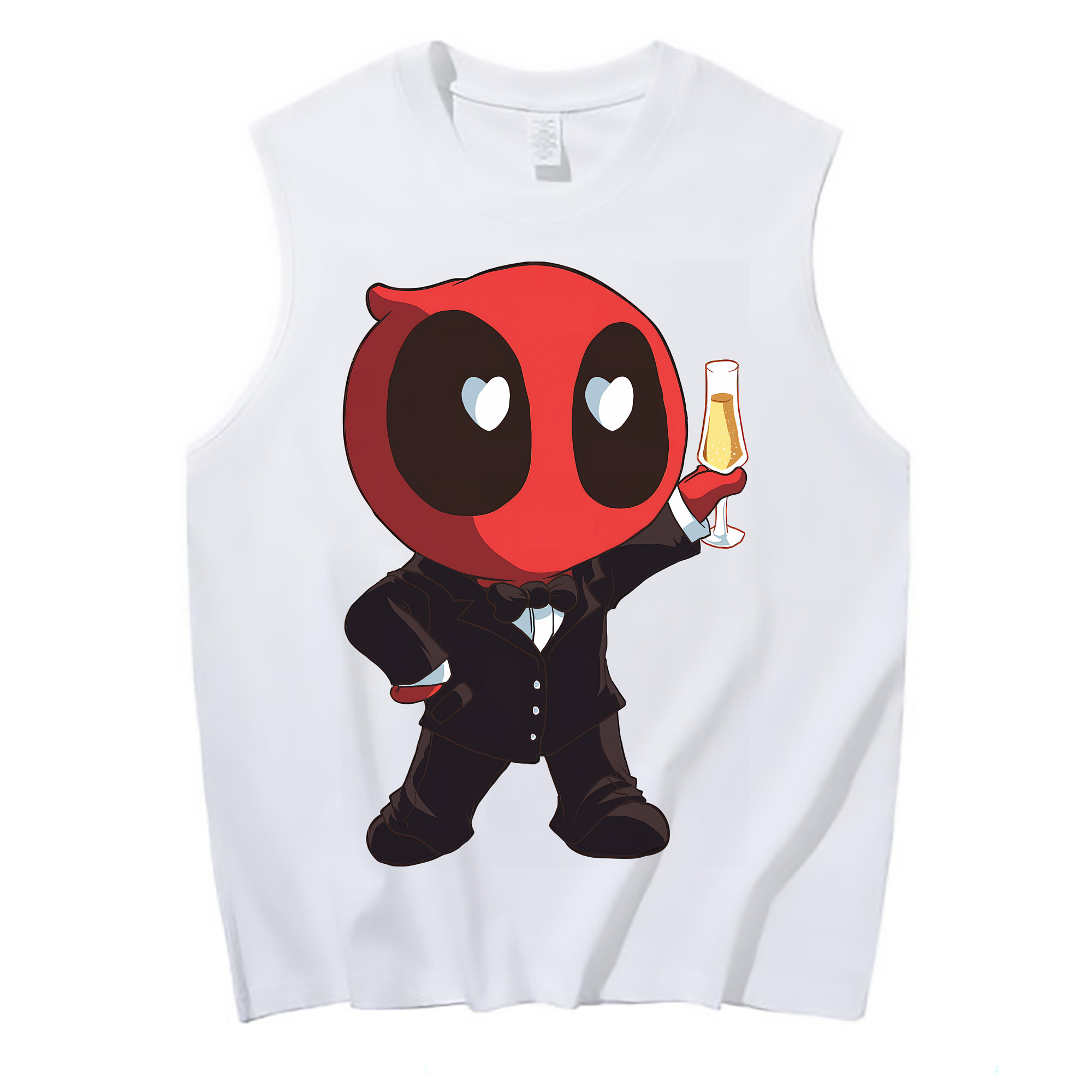 （画像用） Deadpool デッドプール コットン100％タンクトップ（フロントプリント）
