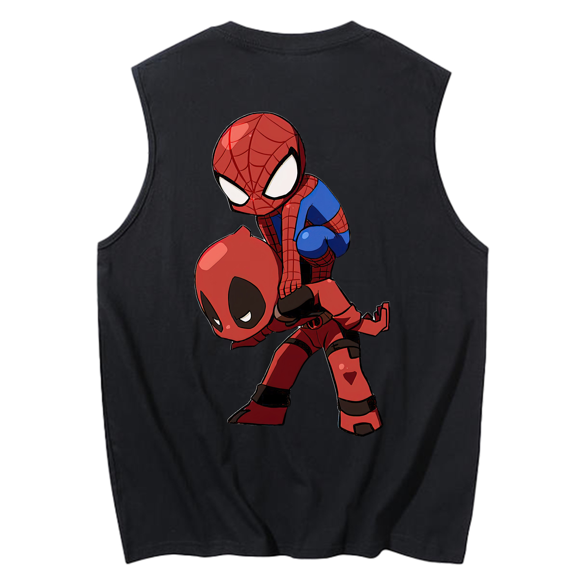 （画像用） Deadpool デッドプール コットン100％タンクトップ（背面プリント）