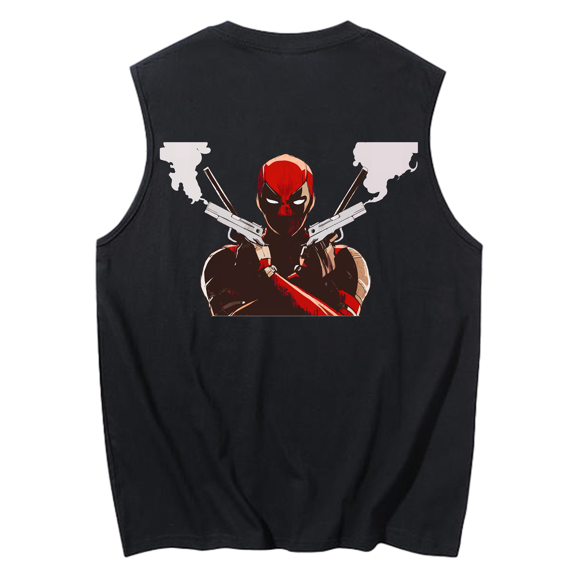 （画像用） Deadpool デッドプール コットン100％タンクトップ（背面プリント）