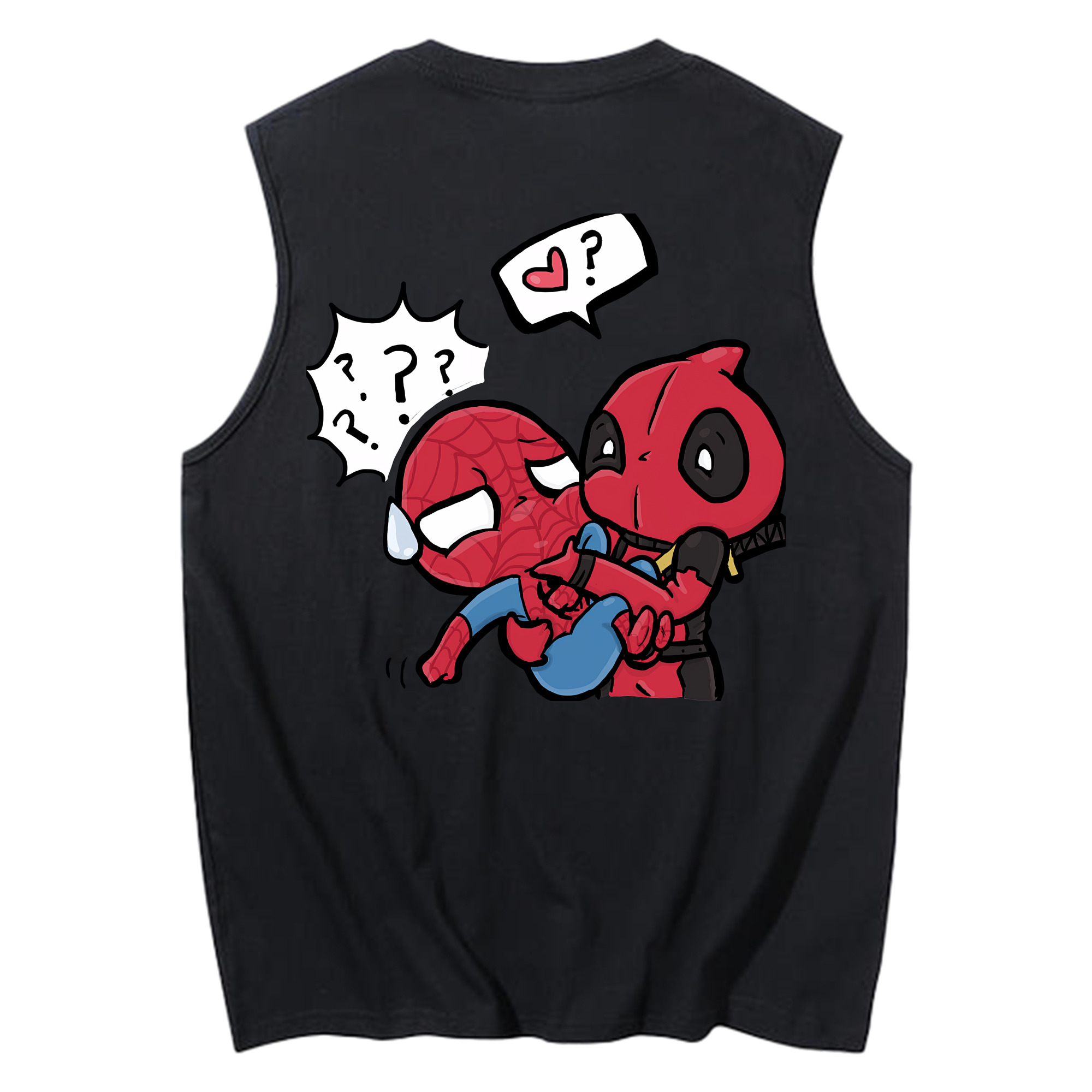 （画像用） Deadpool デッドプール コットン100％タンクトップ（背面プリント）