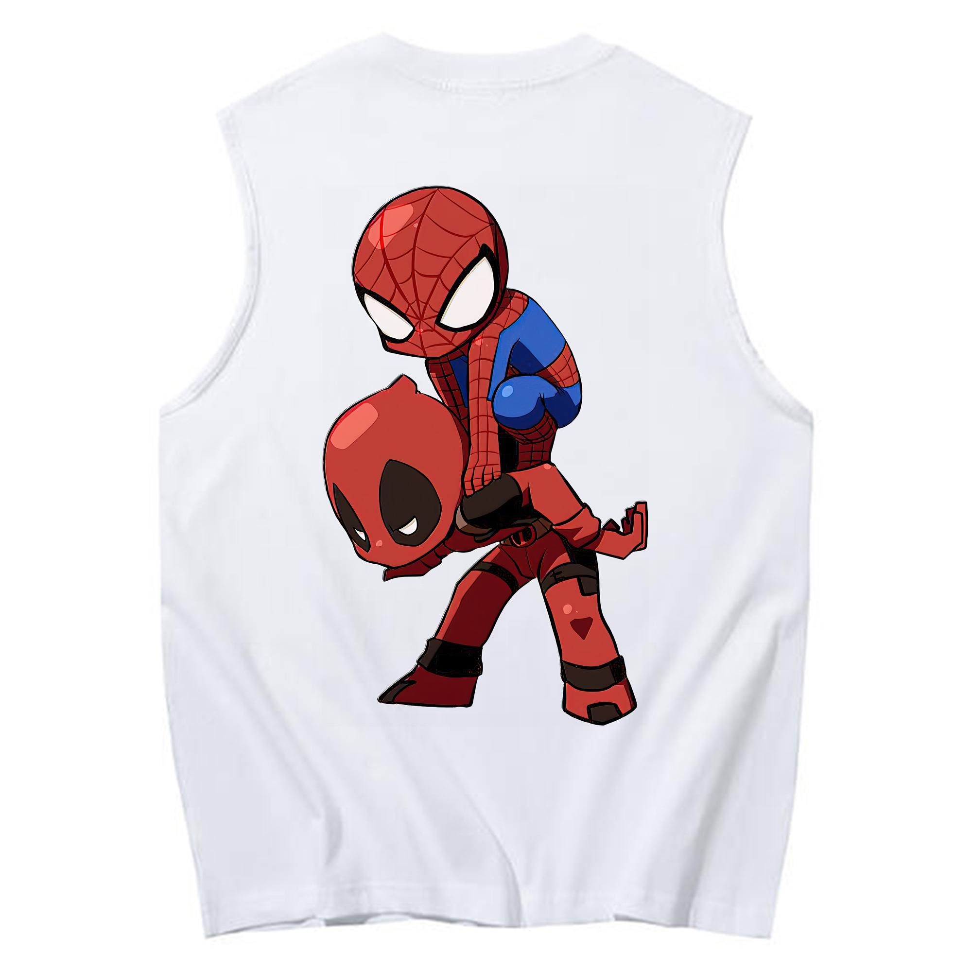 （画像用） Deadpool デッドプール コットン100％タンクトップ（背面プリント）