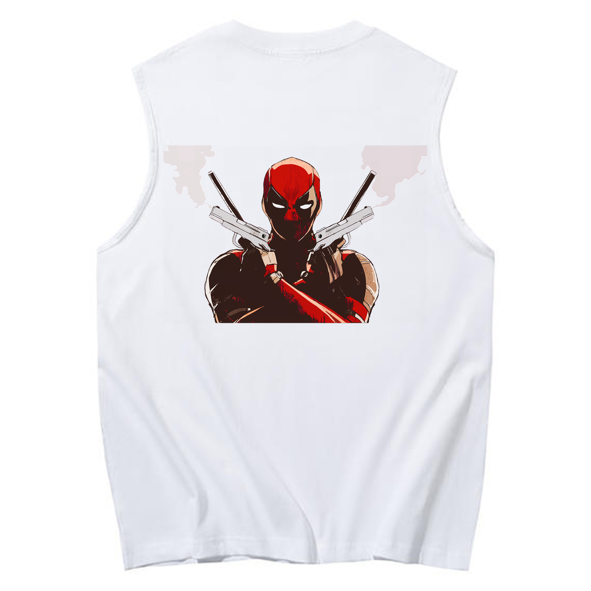 （画像用） Deadpool デッドプール コットン100％タンクトップ（背面プリント）