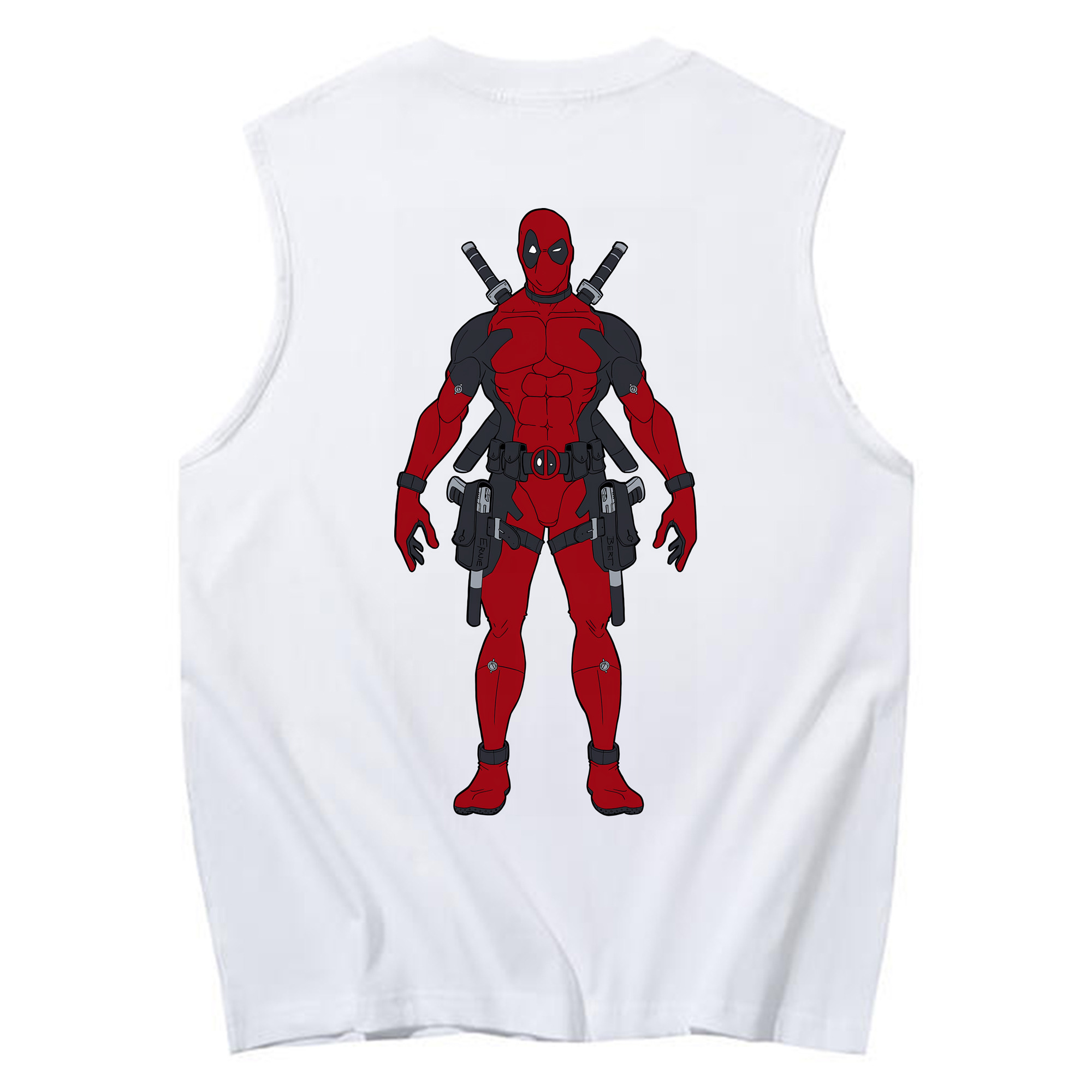 （画像用） Deadpool デッドプール コットン100％タンクトップ（背面プリント）