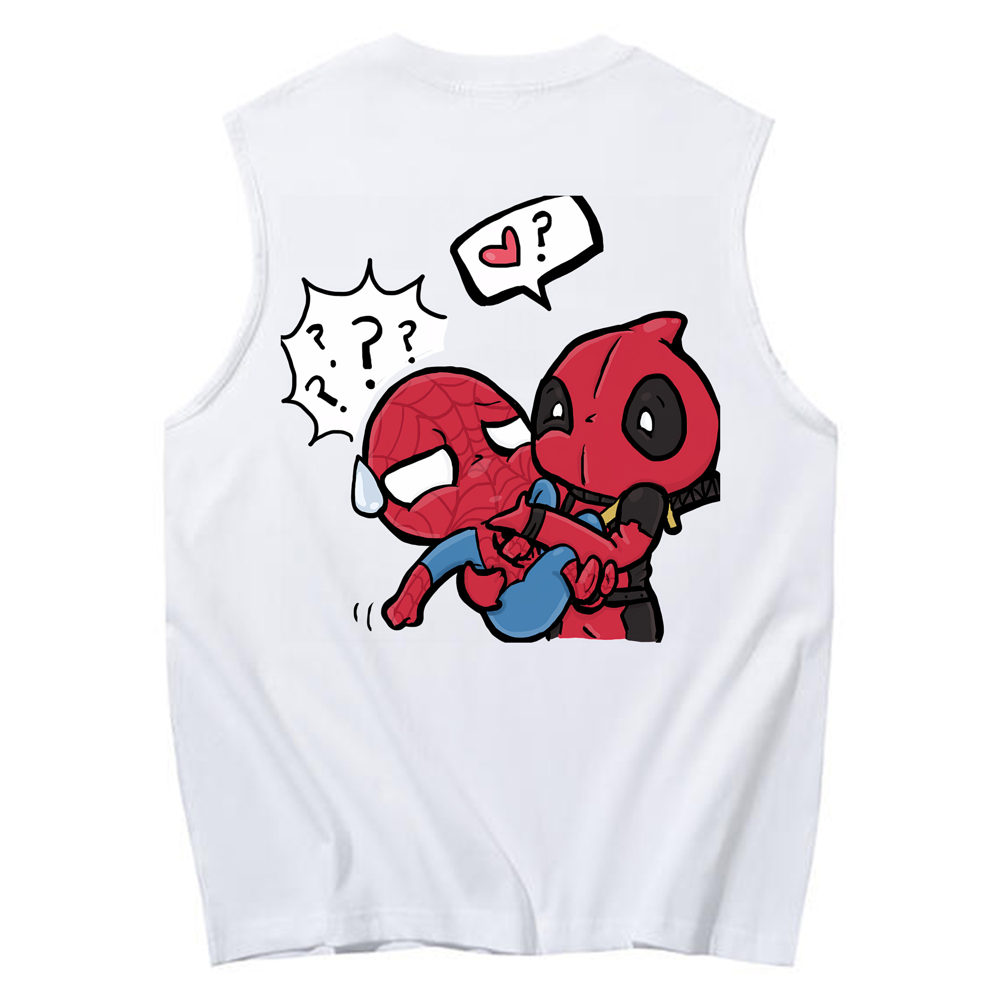 （画像用） Deadpool デッドプール コットン100％タンクトップ（背面プリント）