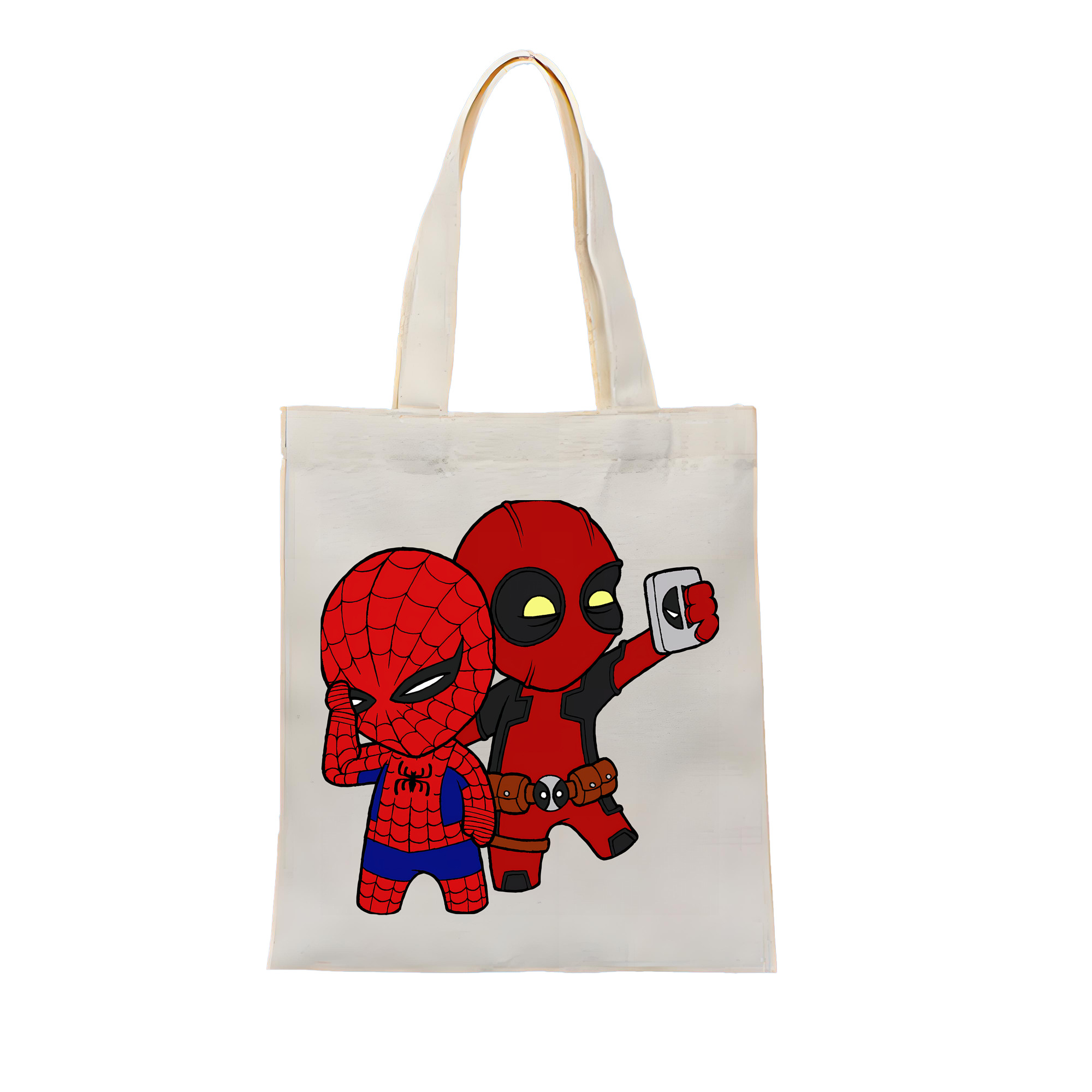 （画像用） Deadpool デッドプール 縦型キャンバス生地手提げバッグ　トートバッグ