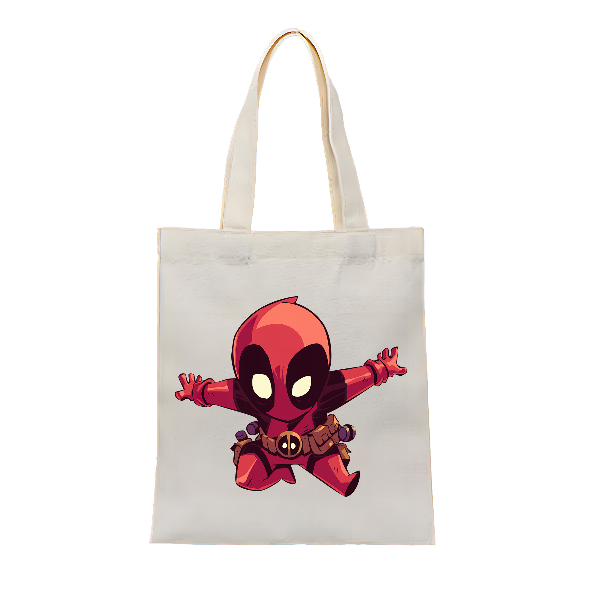 （画像用） Deadpool デッドプール 縦型キャンバス生地手提げバッグ　トートバッグ