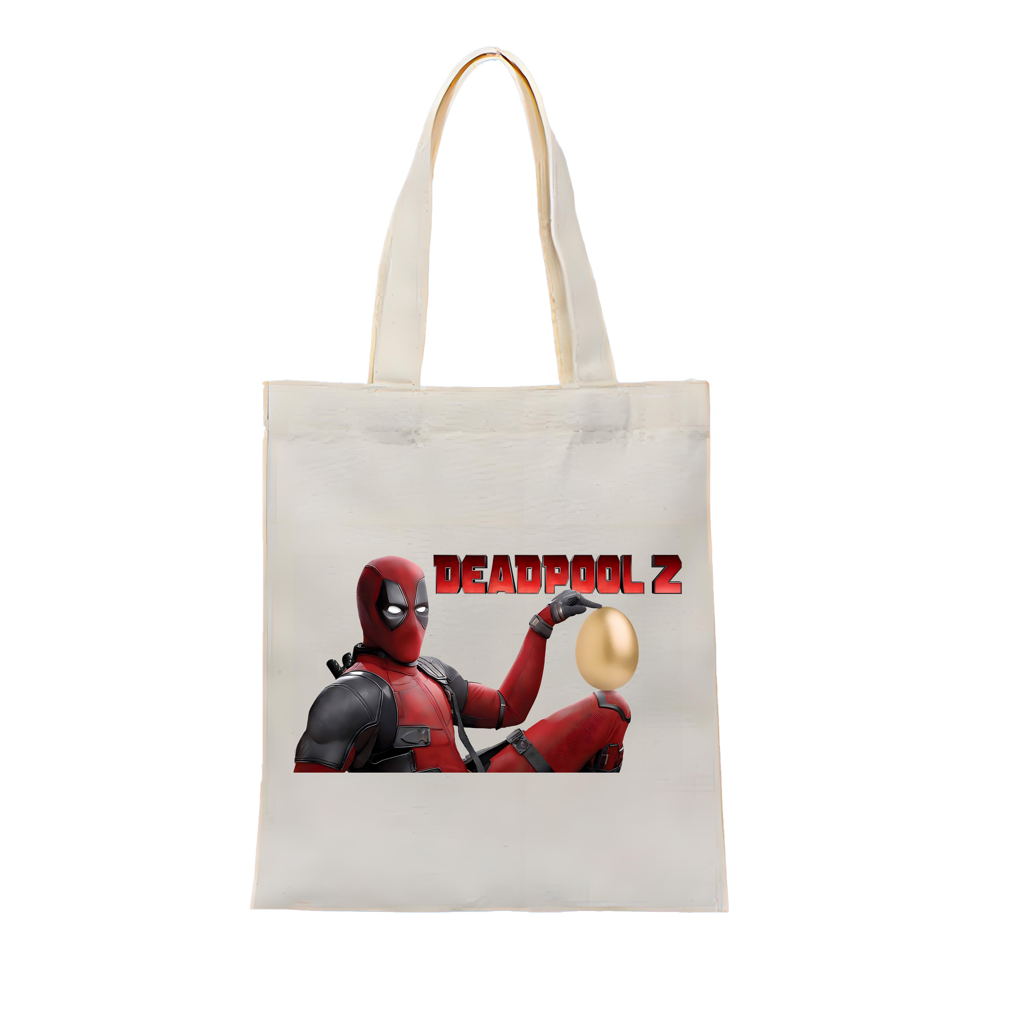 （画像用） Deadpool デッドプール 縦型キャンバス生地手提げバッグ　トートバッグ