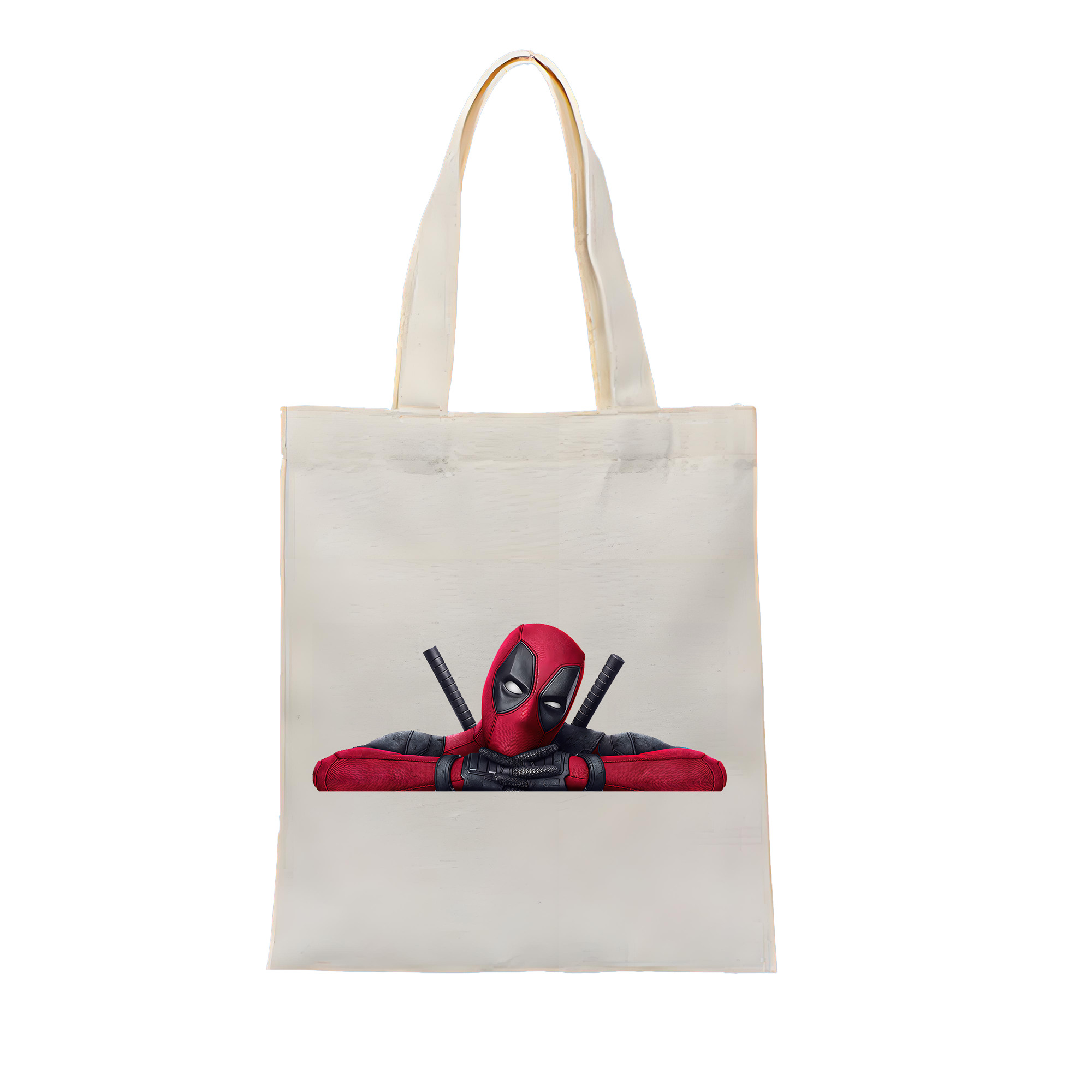 （画像用） Deadpool デッドプール 縦型キャンバス生地手提げバッグ　トートバッグ