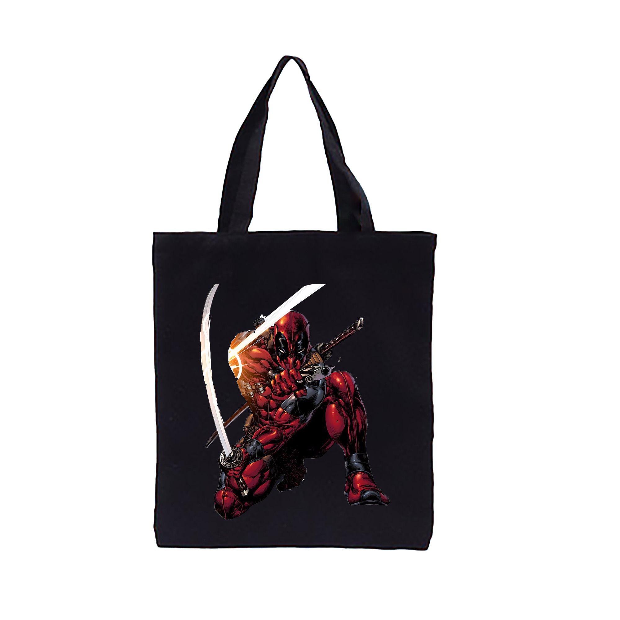 （画像用） Deadpool デッドプール 縦型キャンバス生地手提げバッグ　トートバッグ