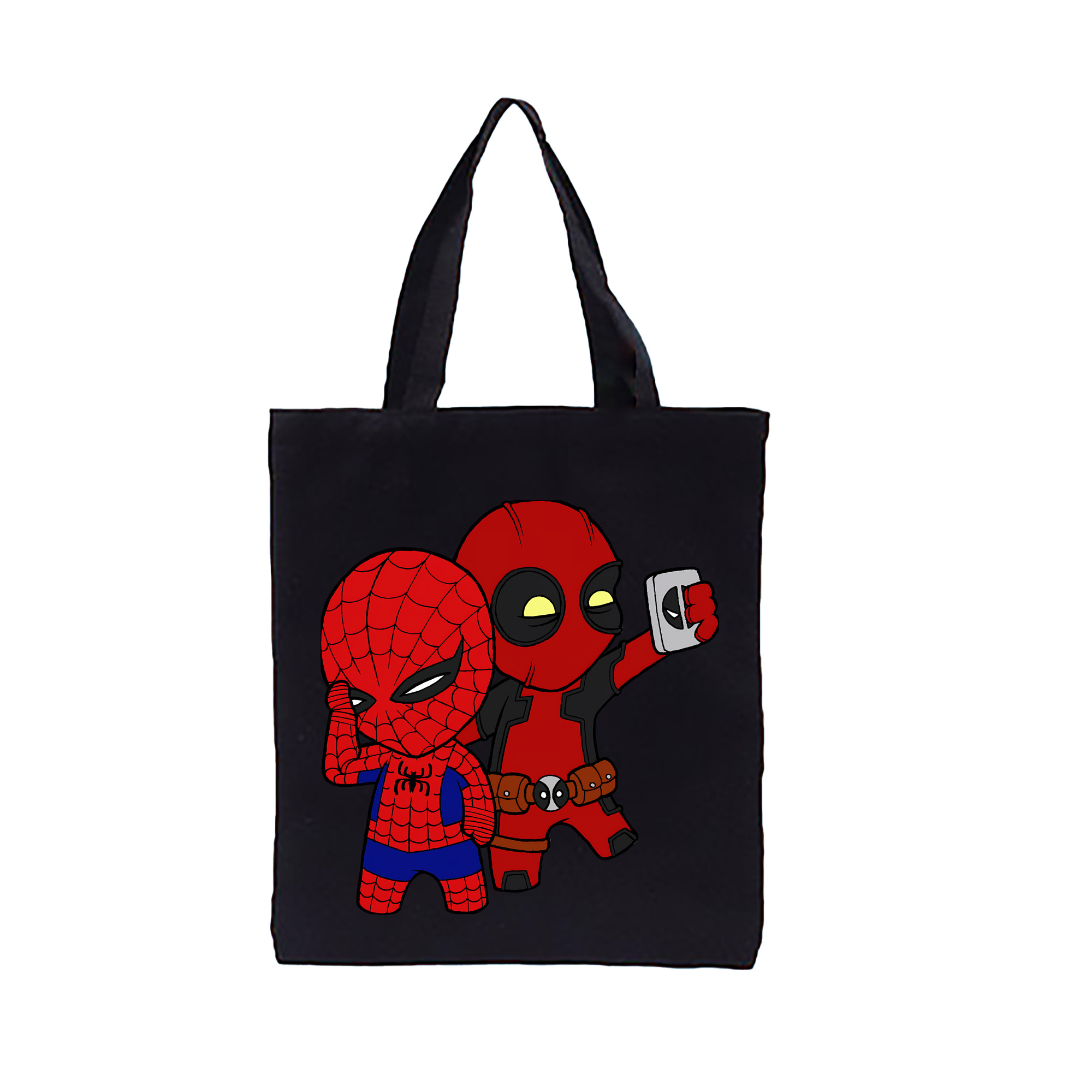 （画像用） Deadpool デッドプール 縦型キャンバス生地手提げバッグ　トートバッグ