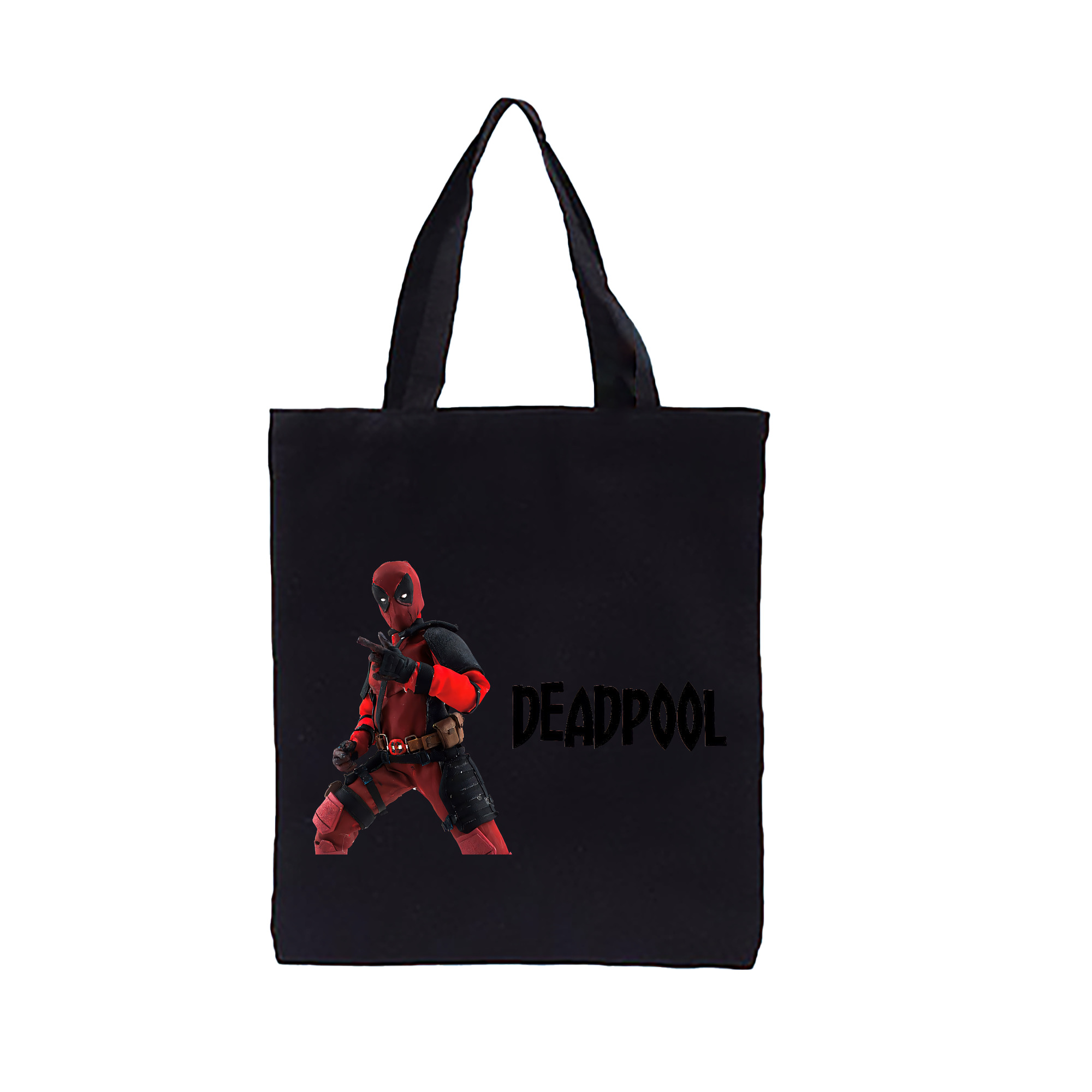 （画像用） Deadpool デッドプール 縦型キャンバス生地手提げバッグ　トートバッグ