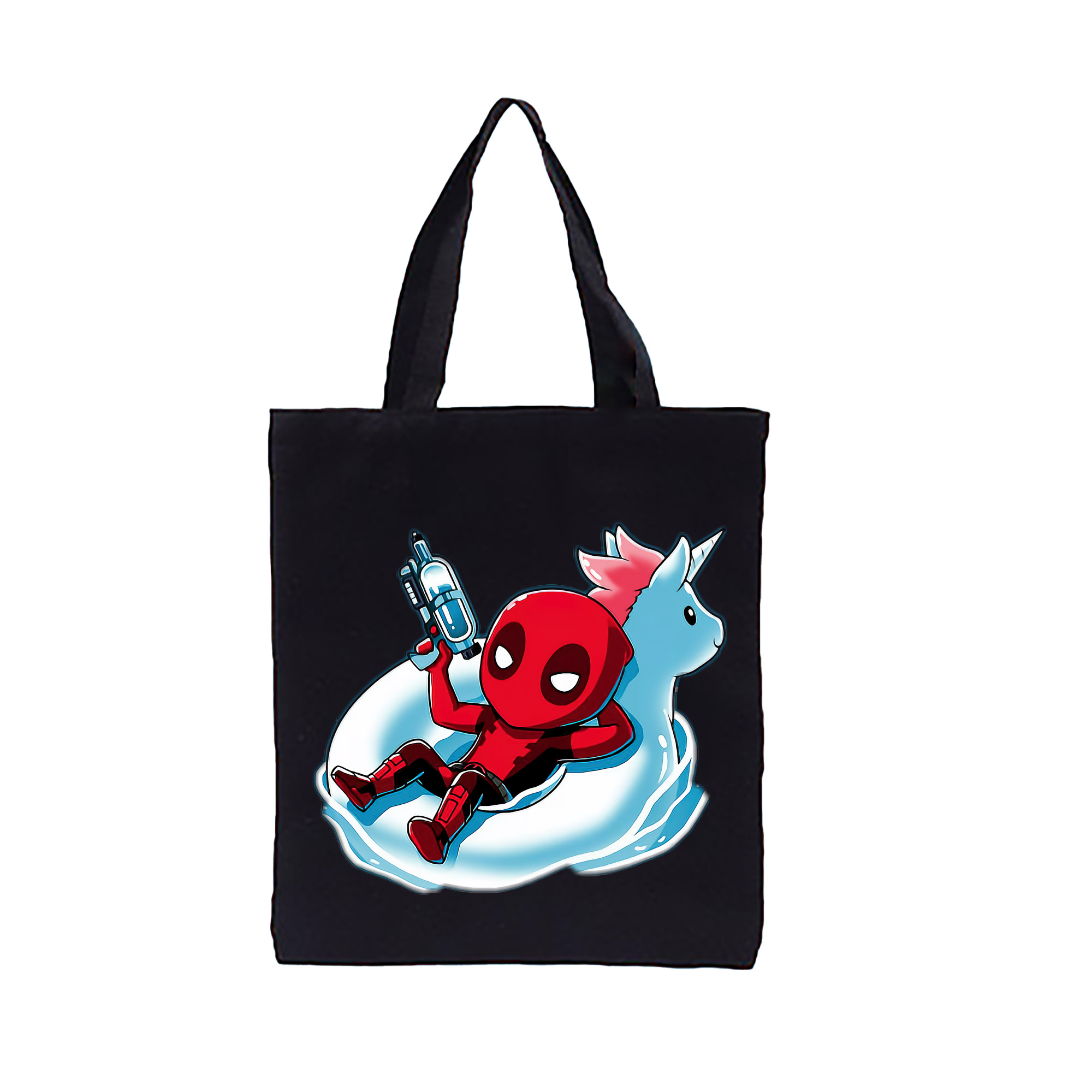 （画像用） Deadpool デッドプール 縦型キャンバス生地手提げバッグ　トートバッグ