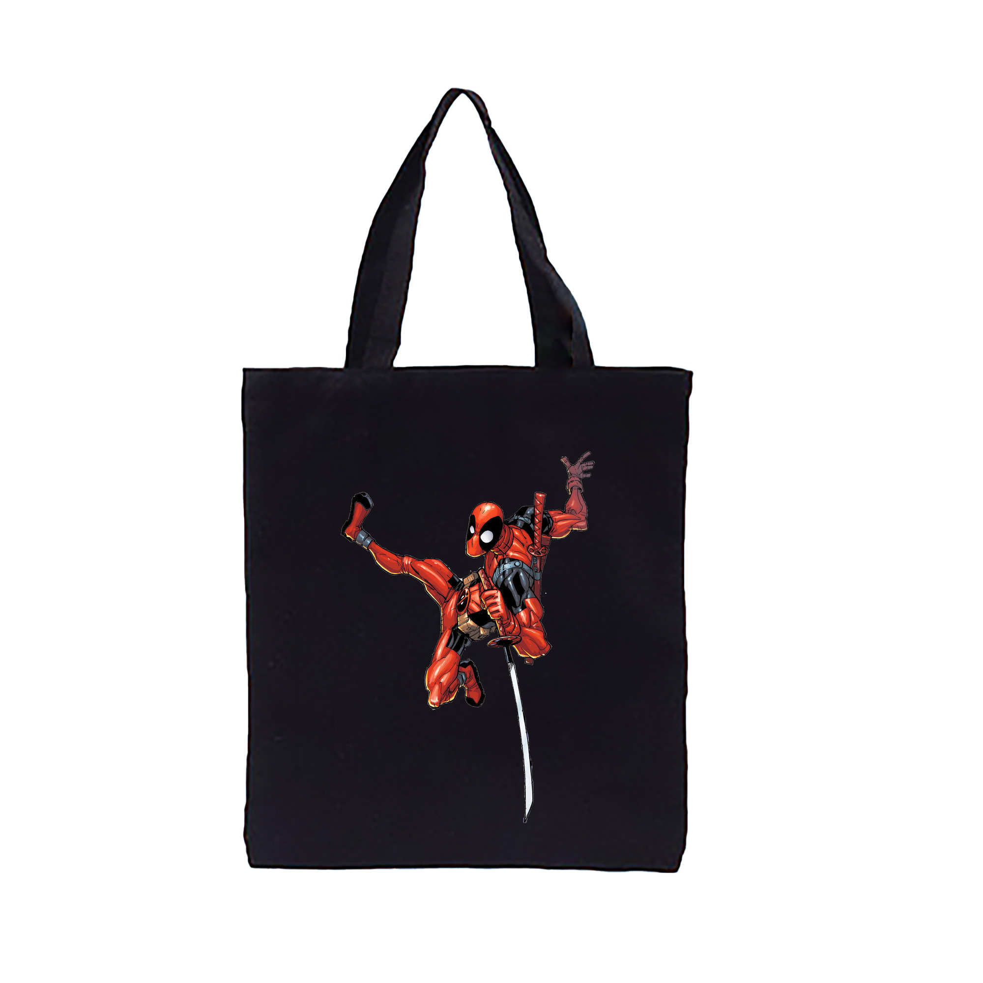 （画像用） Deadpool デッドプール 縦型キャンバス生地手提げバッグ　トートバッグ