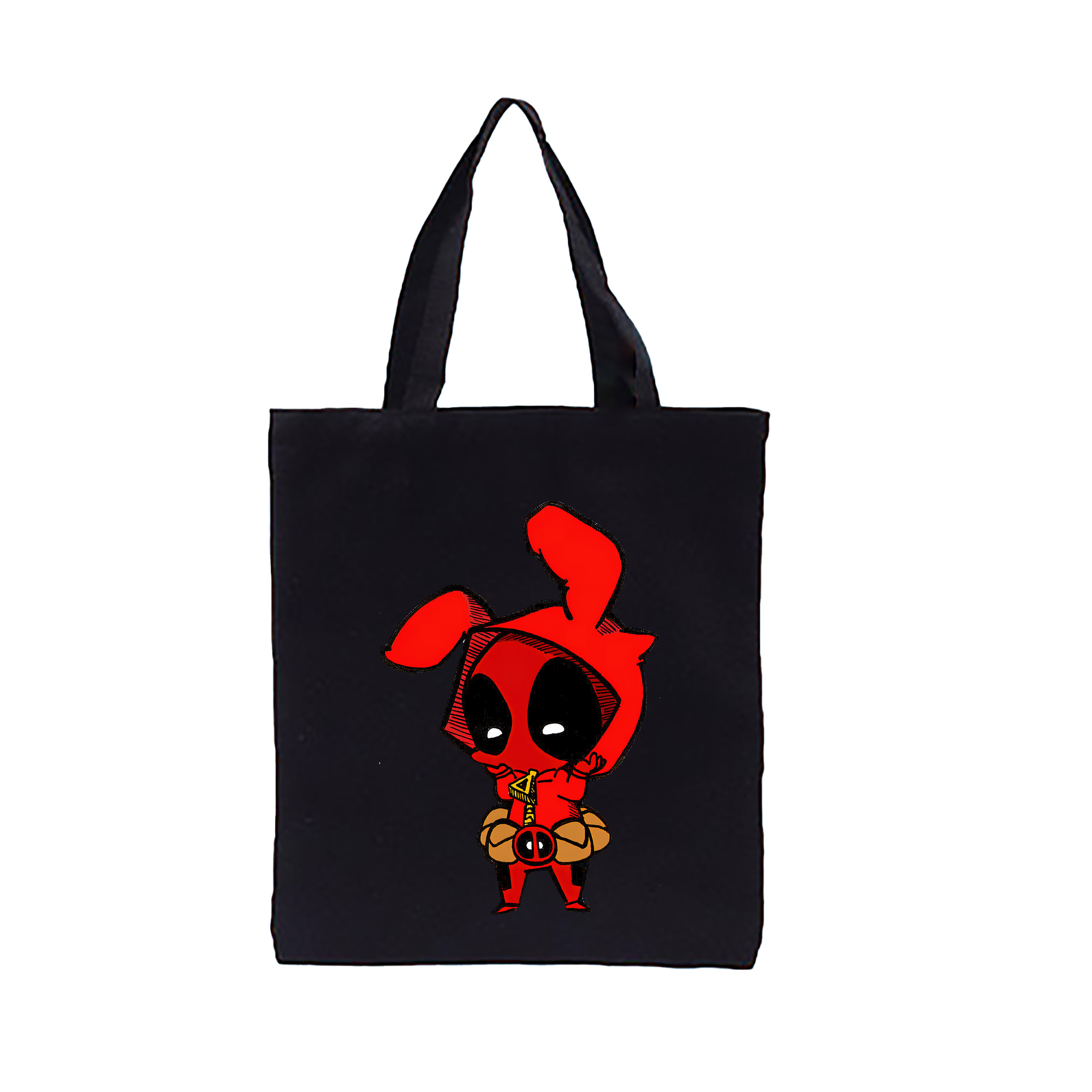 （画像用） Deadpool デッドプール 縦型キャンバス生地手提げバッグ　トートバッグ