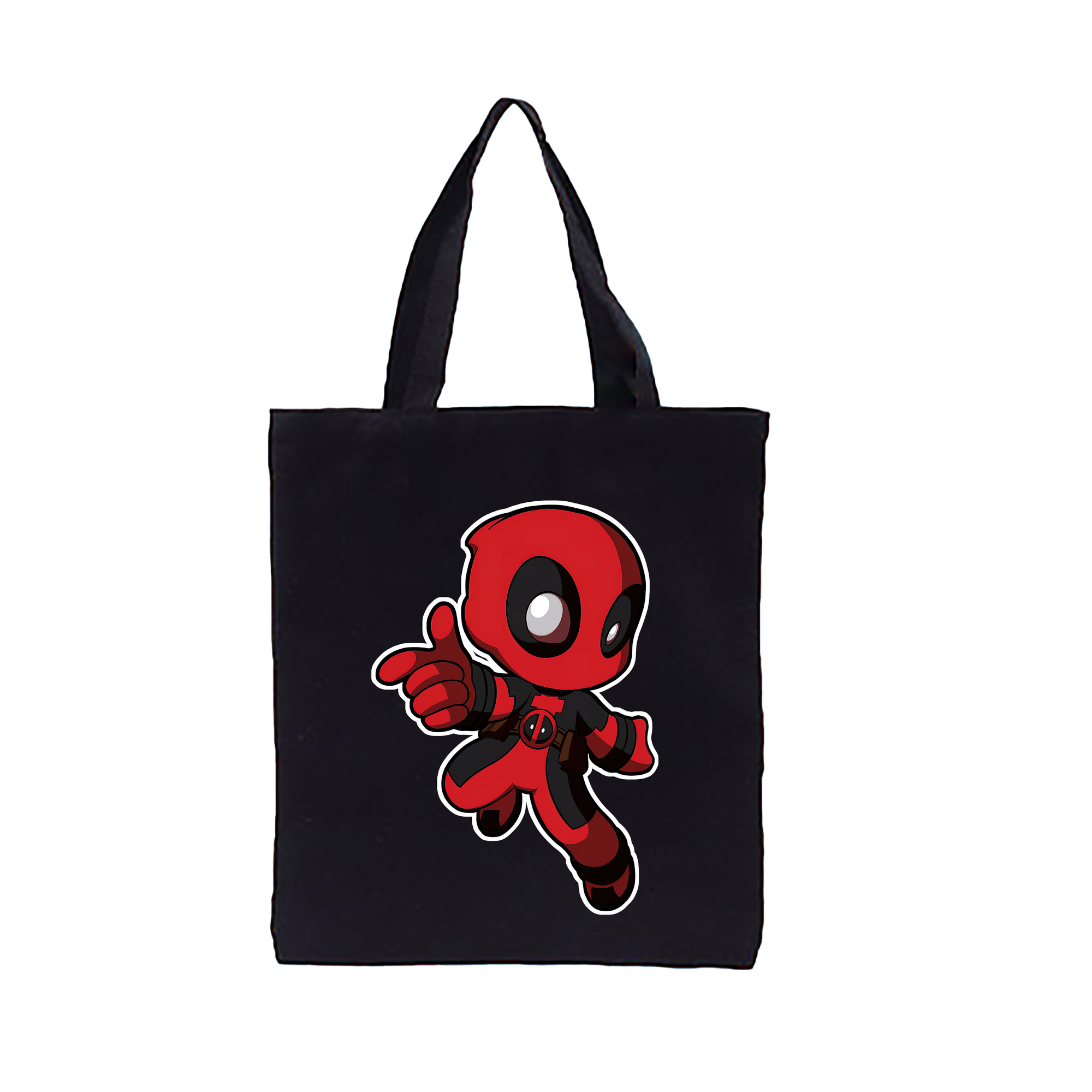 （画像用） Deadpool デッドプール 縦型キャンバス生地手提げバッグ　トートバッグ