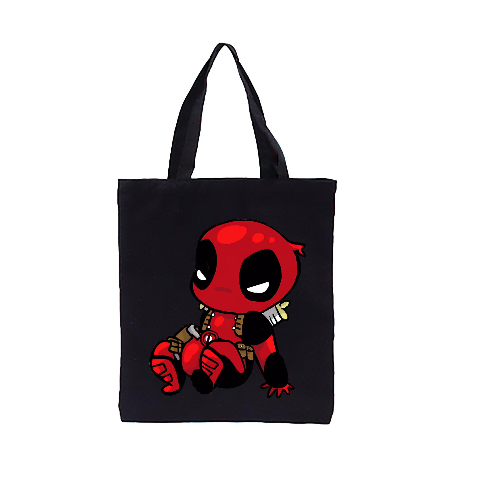 （画像用） Deadpool デッドプール 縦型キャンバス生地手提げバッグ　トートバッグ