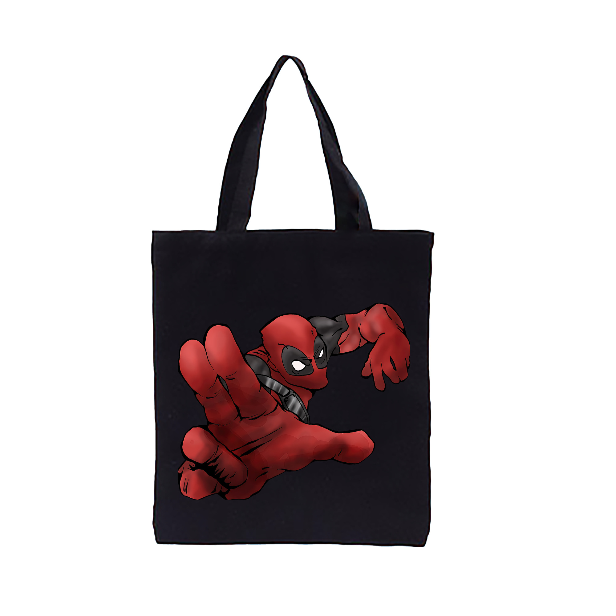 （画像用） Deadpool デッドプール 縦型キャンバス生地手提げバッグ　トートバッグ