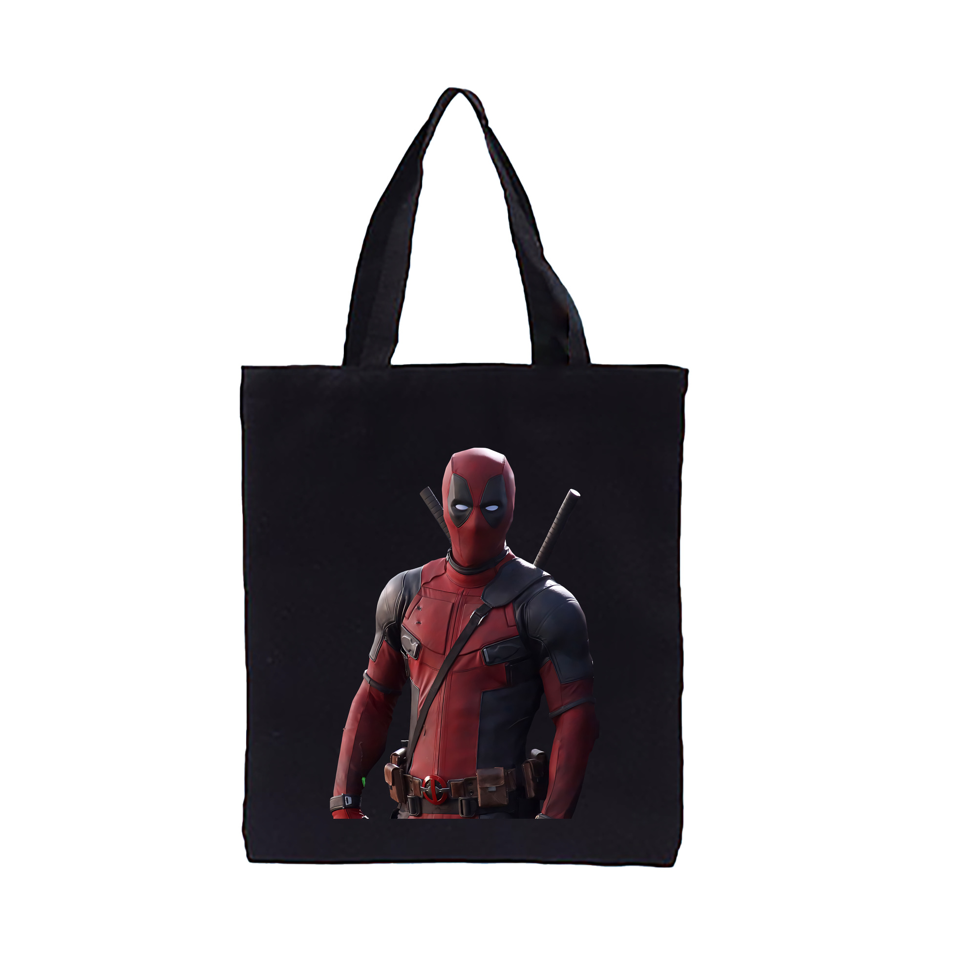 （画像用） Deadpool デッドプール 縦型キャンバス生地手提げバッグ　トートバッグ