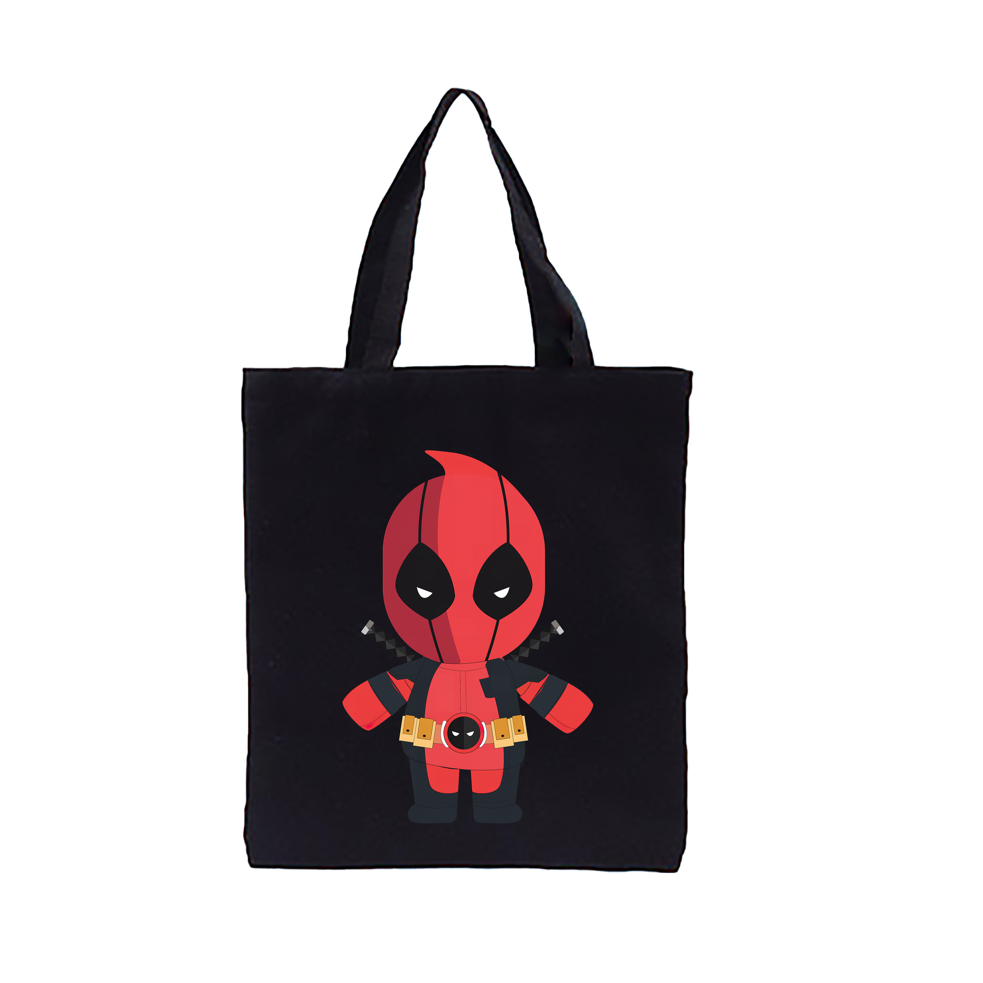（画像用） Deadpool デッドプール 縦型キャンバス生地手提げバッグ　トートバッグ