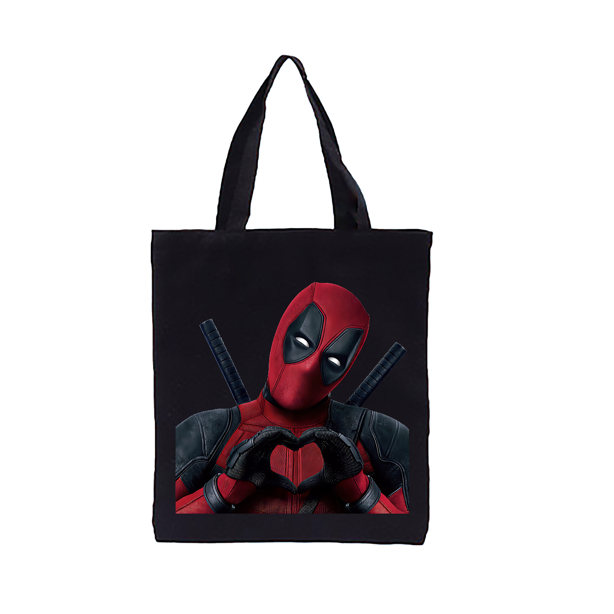 （画像用） Deadpool デッドプール 縦型キャンバス生地手提げバッグ　トートバッグ