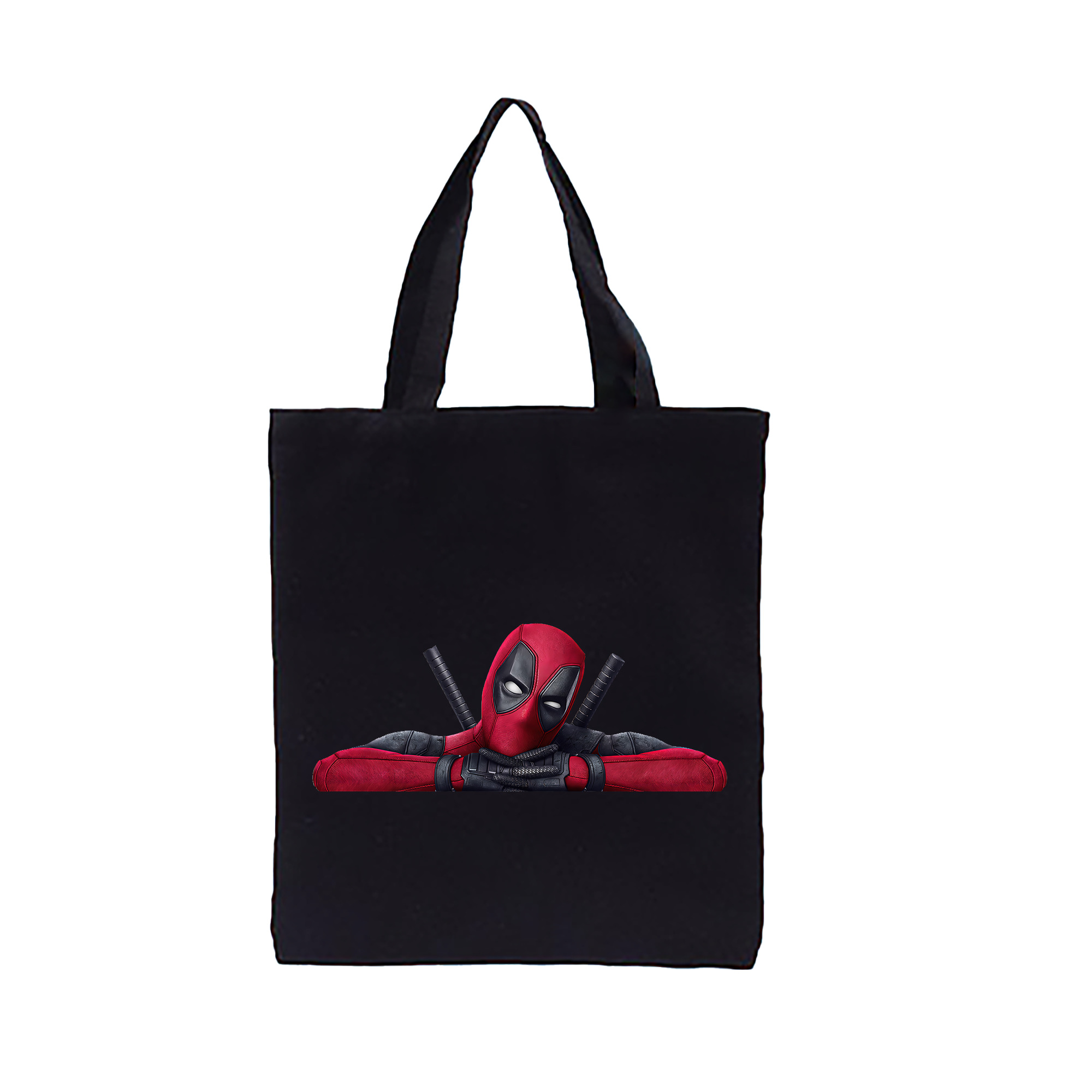 （画像用） Deadpool デッドプール 縦型キャンバス生地手提げバッグ　トートバッグ