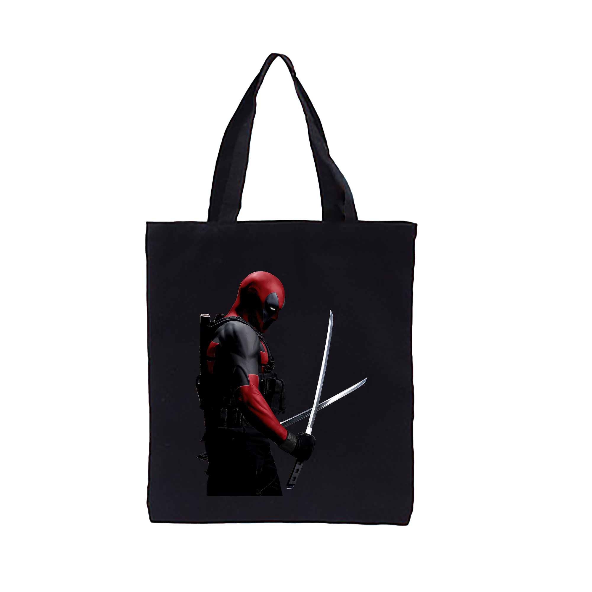 （画像用） Deadpool デッドプール 縦型キャンバス生地手提げバッグ　トートバッグ